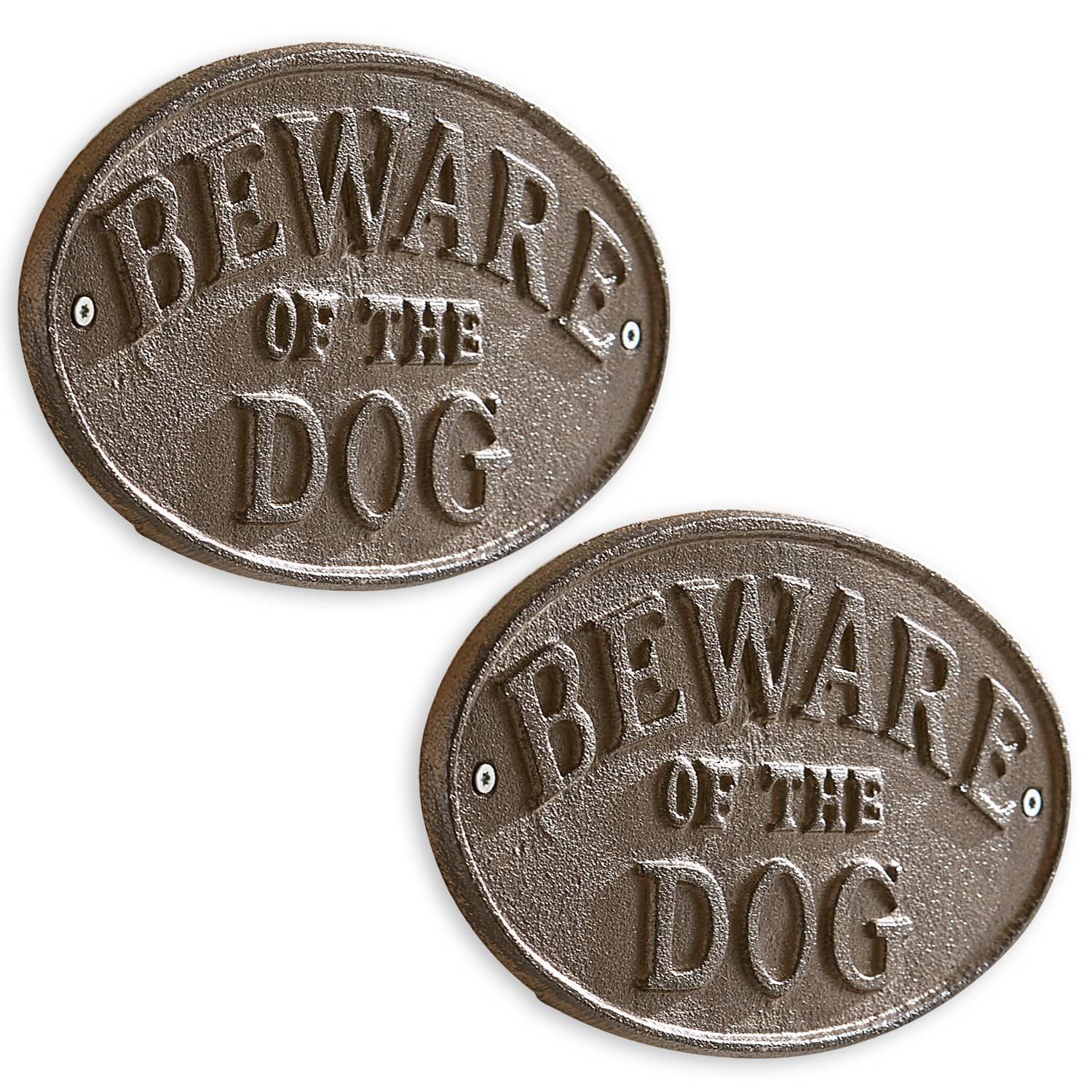 Schild, set van 2 Beware