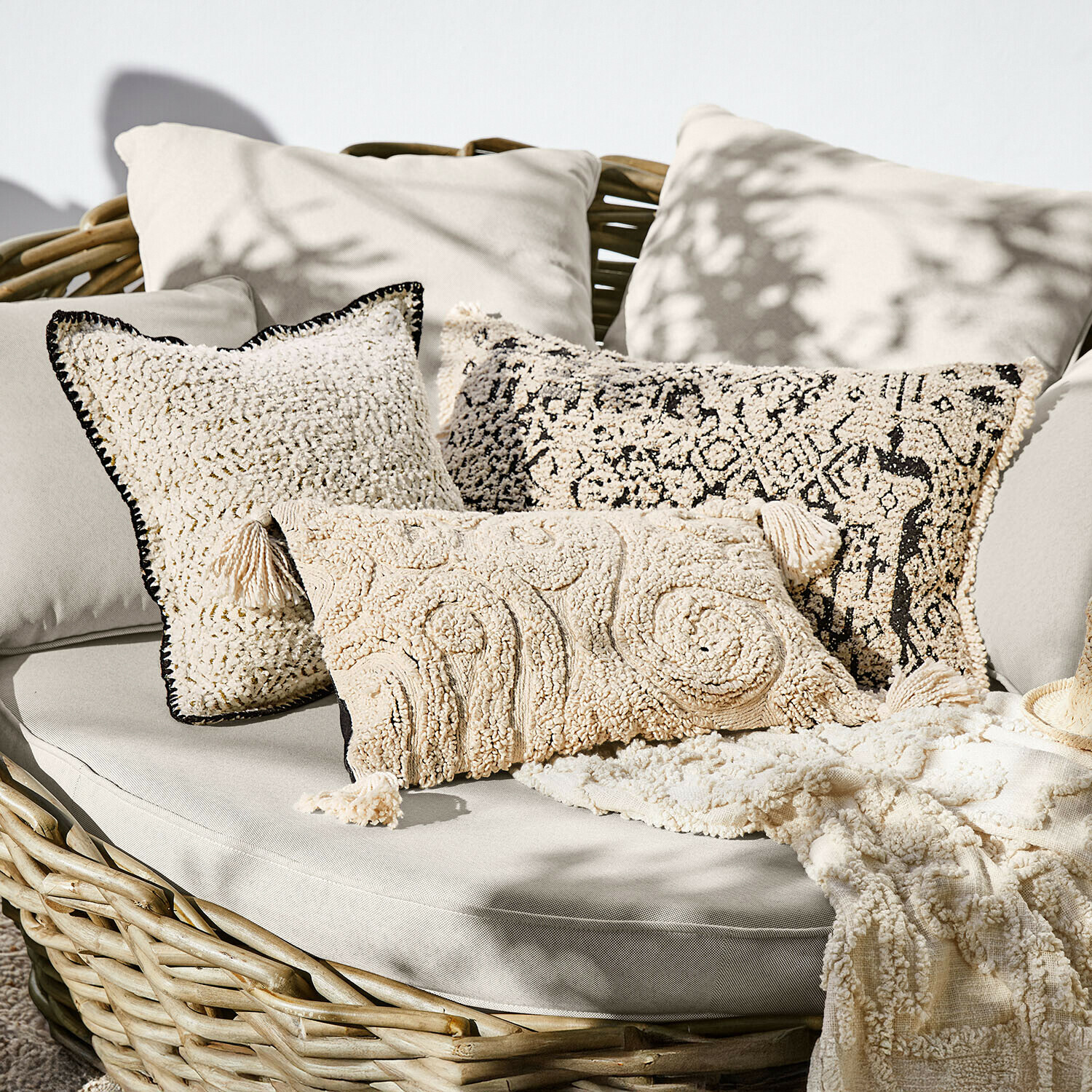 Lot de 3 housses de coussins Norlinn