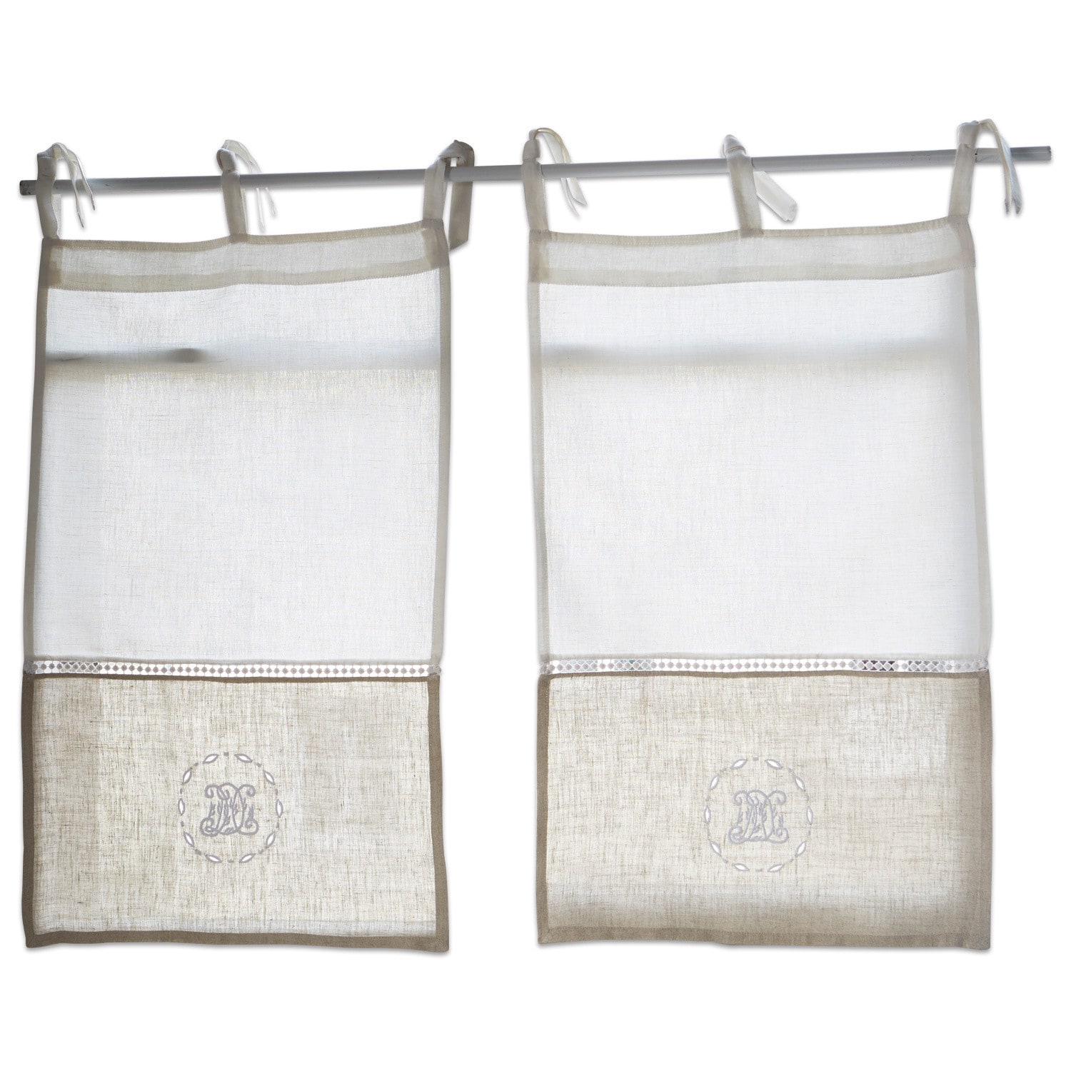Lot de 2 brise-bise Christian