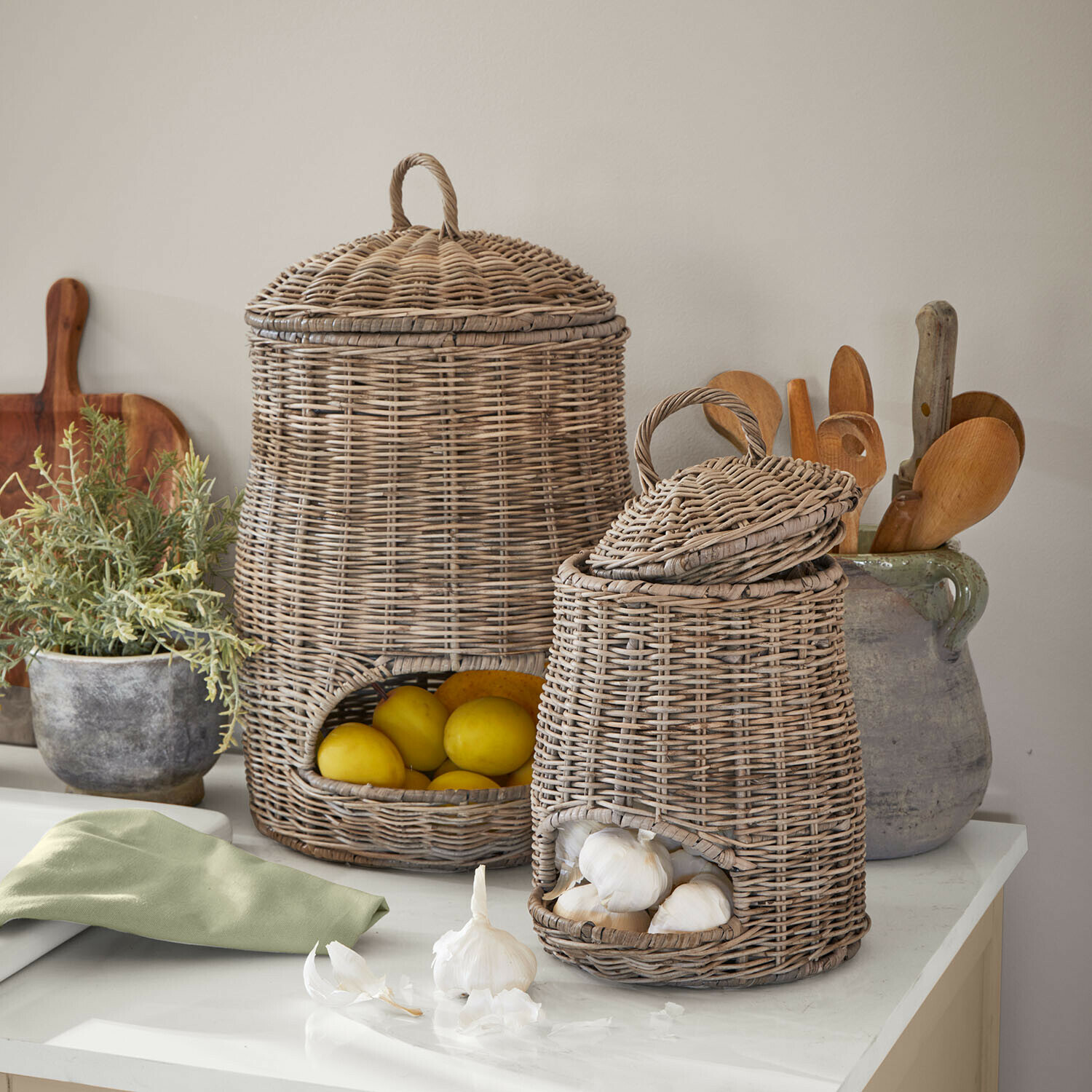 Lot de 2 paniers Arovian