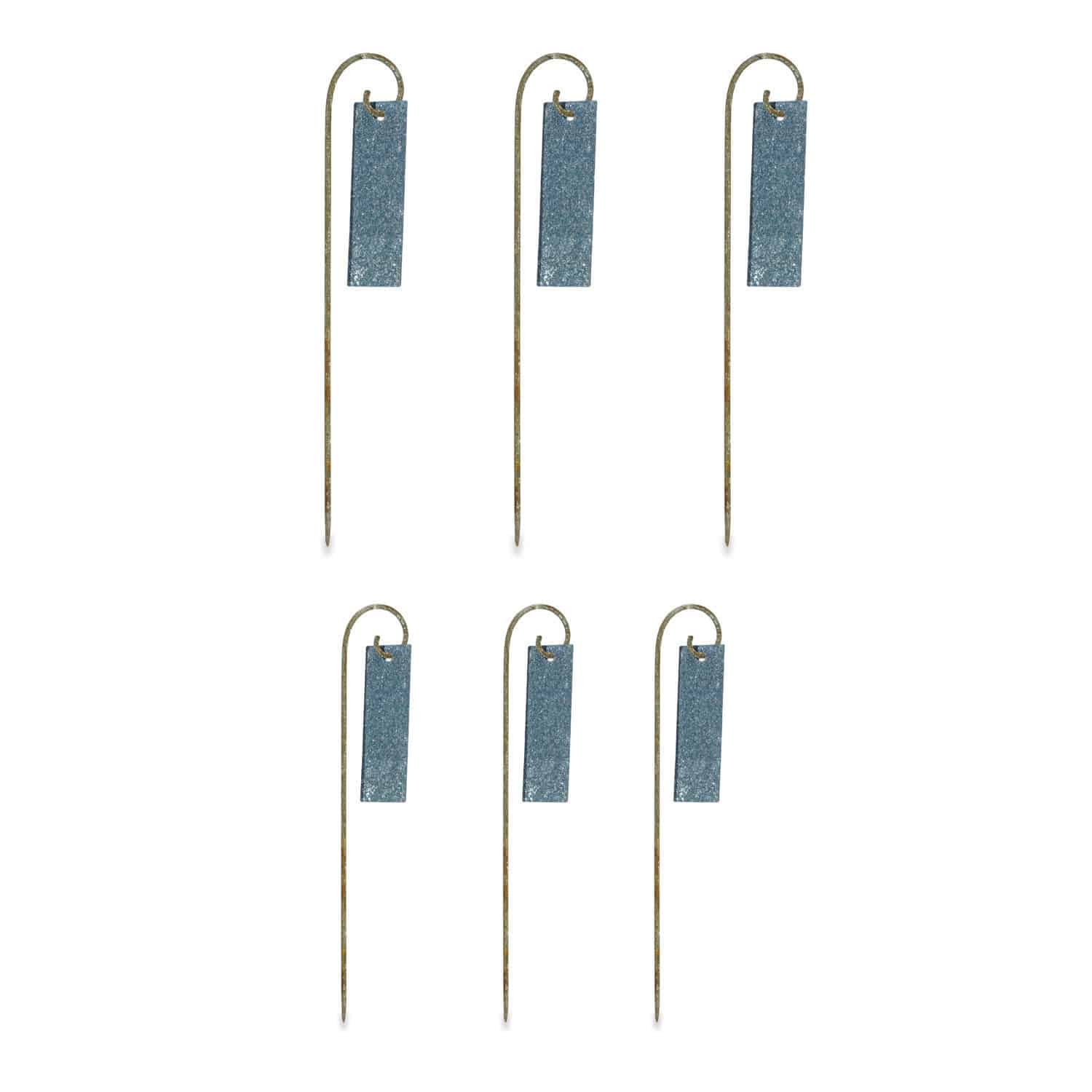 Lot de 6 marque-plantes Sefrou
