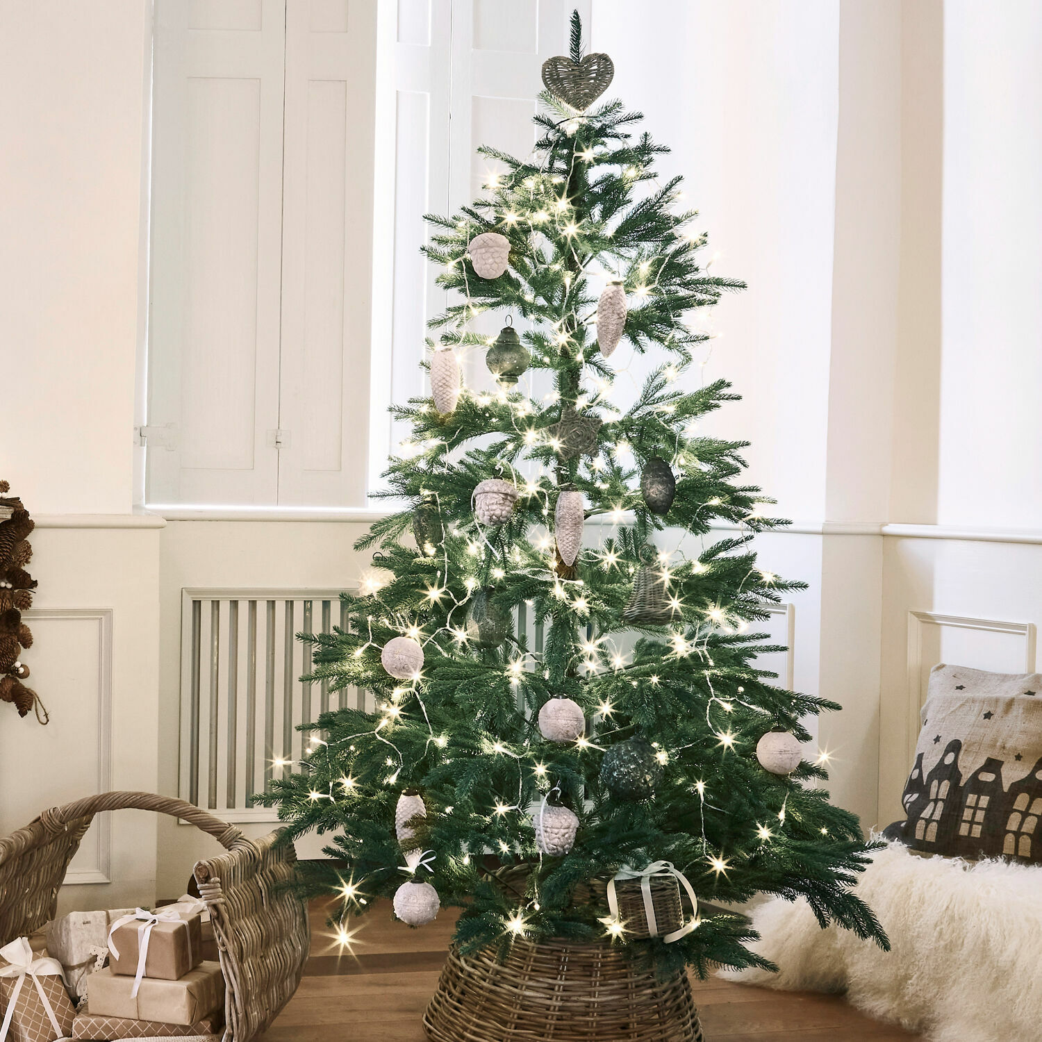Lot de 6 décorations de Noël Quirat
