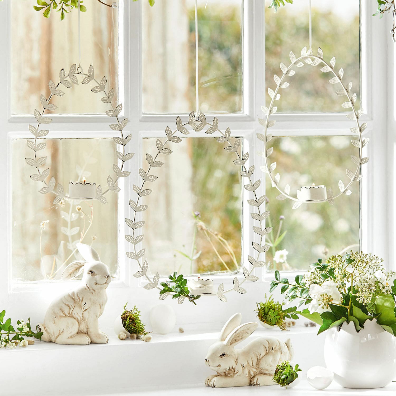 Lot de 3 photophores à suspendre Guelph