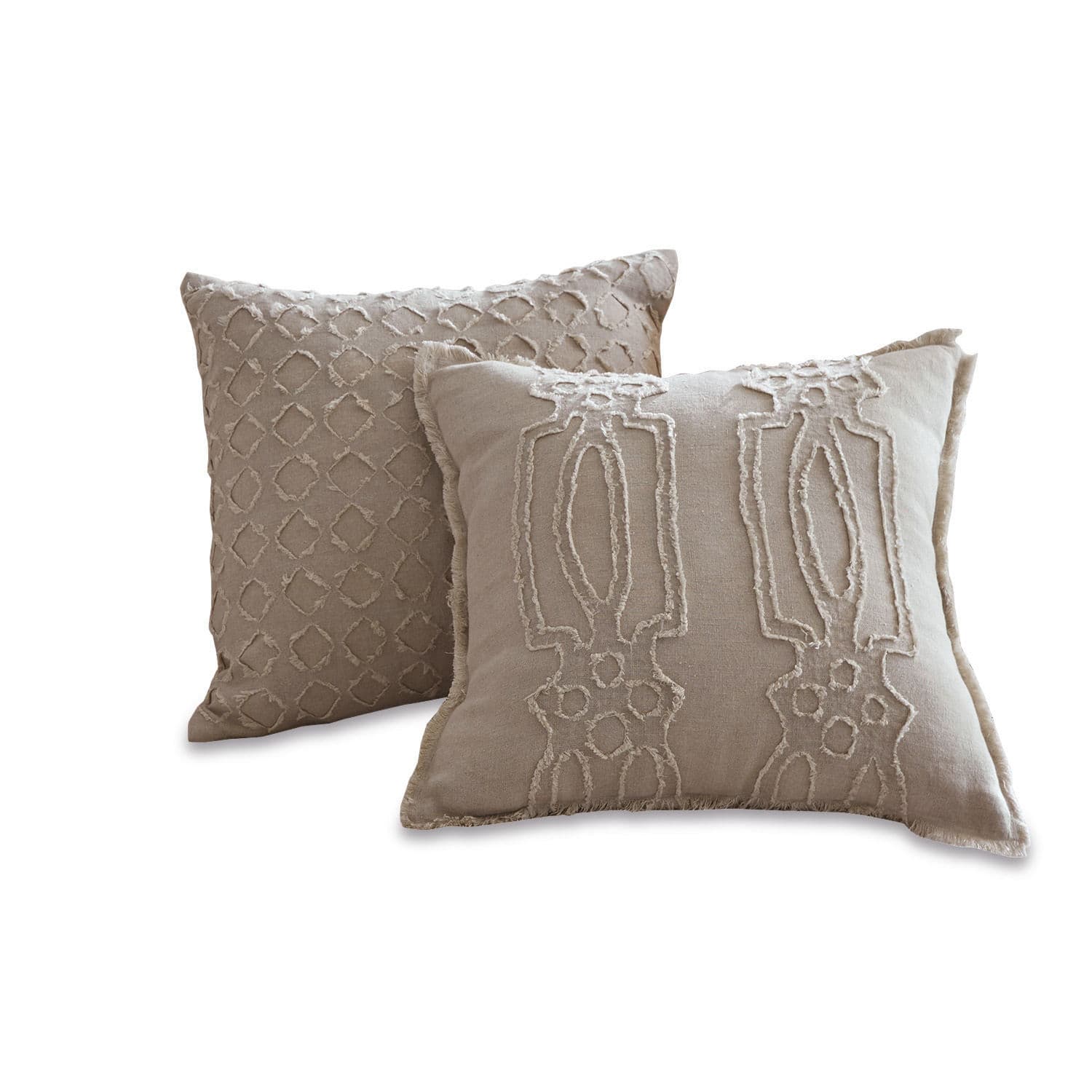 Lot de 2 housses de coussins Kelnor