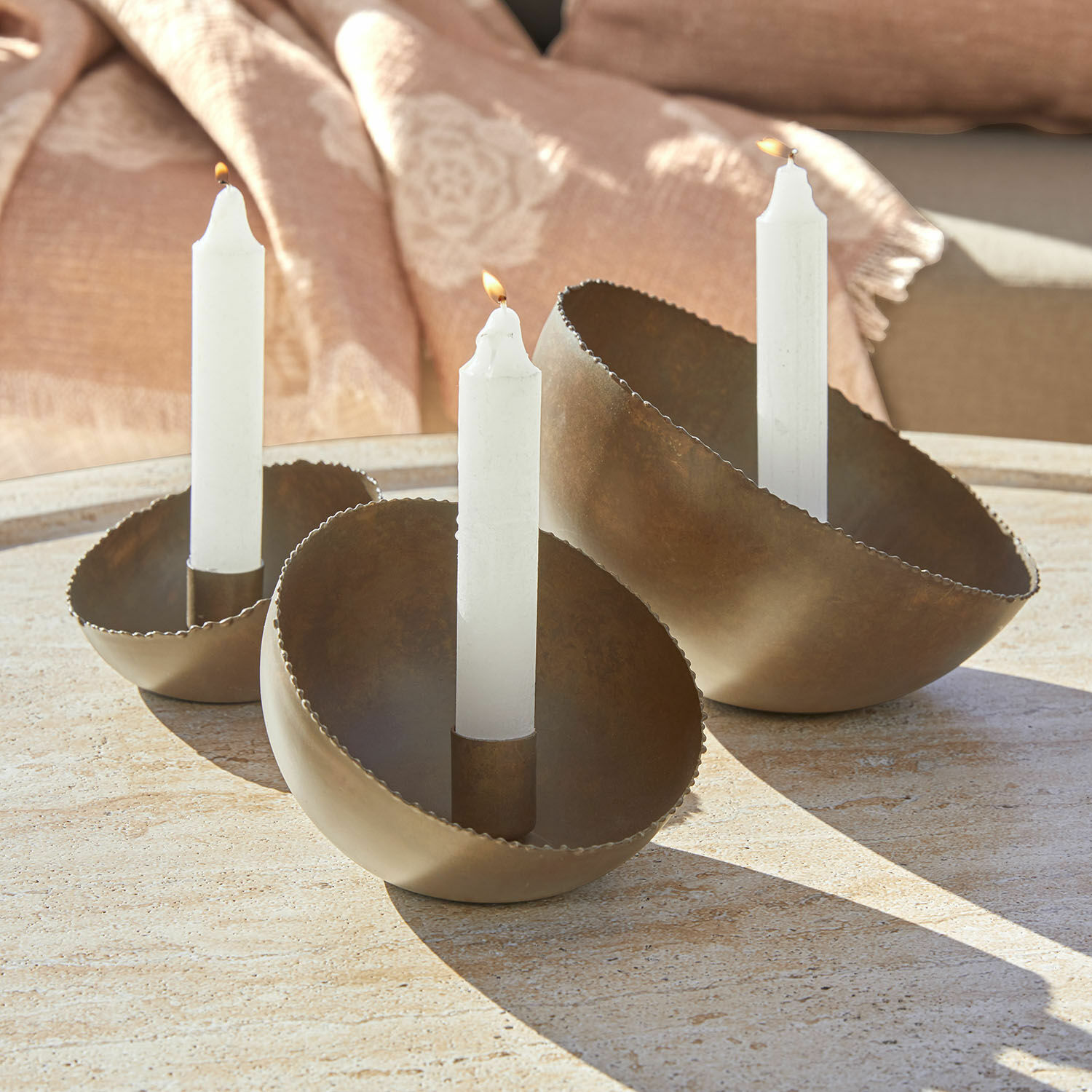 Kaarsenhouder set van 3 Vignoux