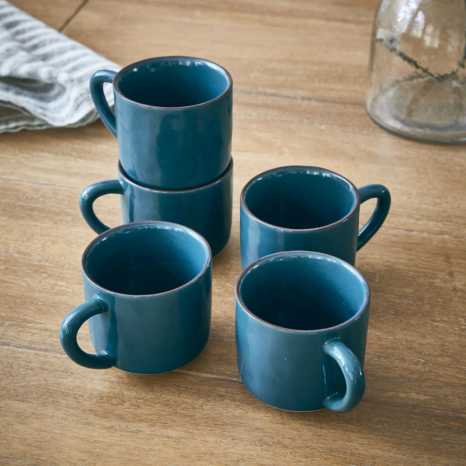 Kopje en schoteltje set van 6 Biarré