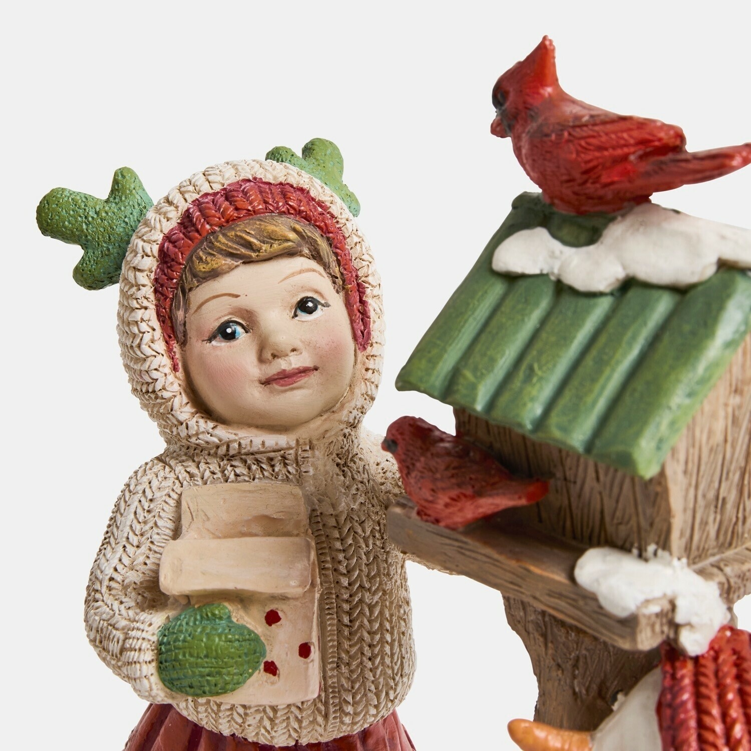 Decoratief kindje met vogelhuisje Irenja
