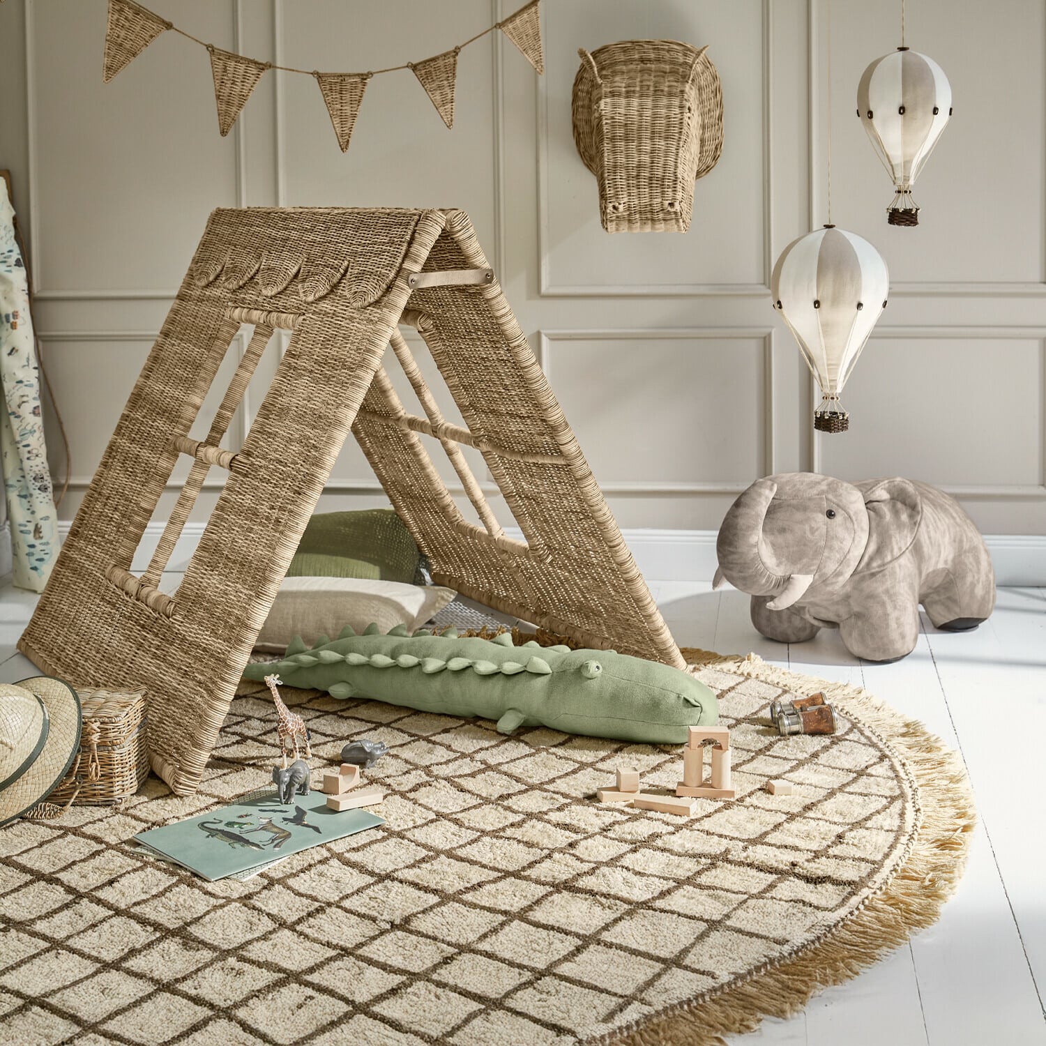 Lot de 2 montgolfières décoratives Merrybean
