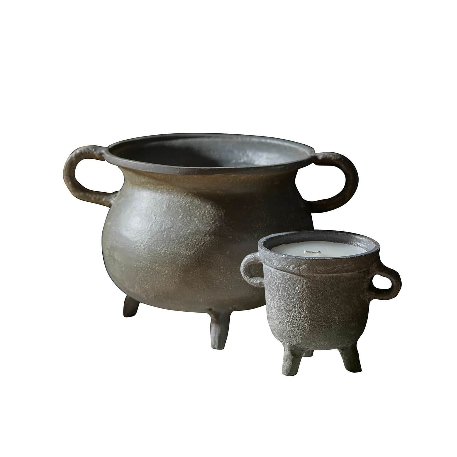 Lot de 2 photophores avec bougies Lavignoux