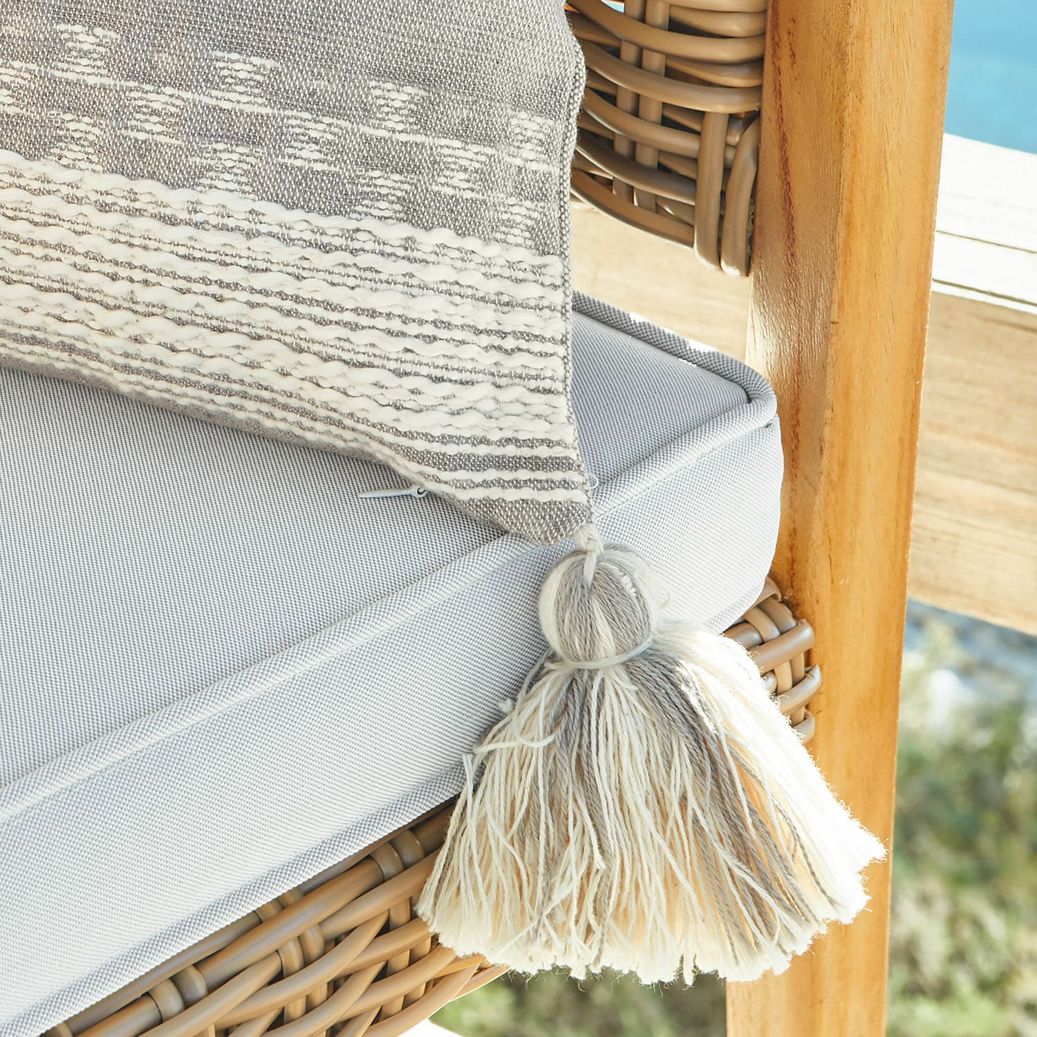 Lot de 2 housses de coussins Fontavon