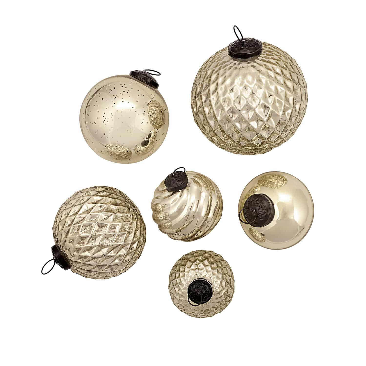 Lot de 6 boules de Noël Lyas