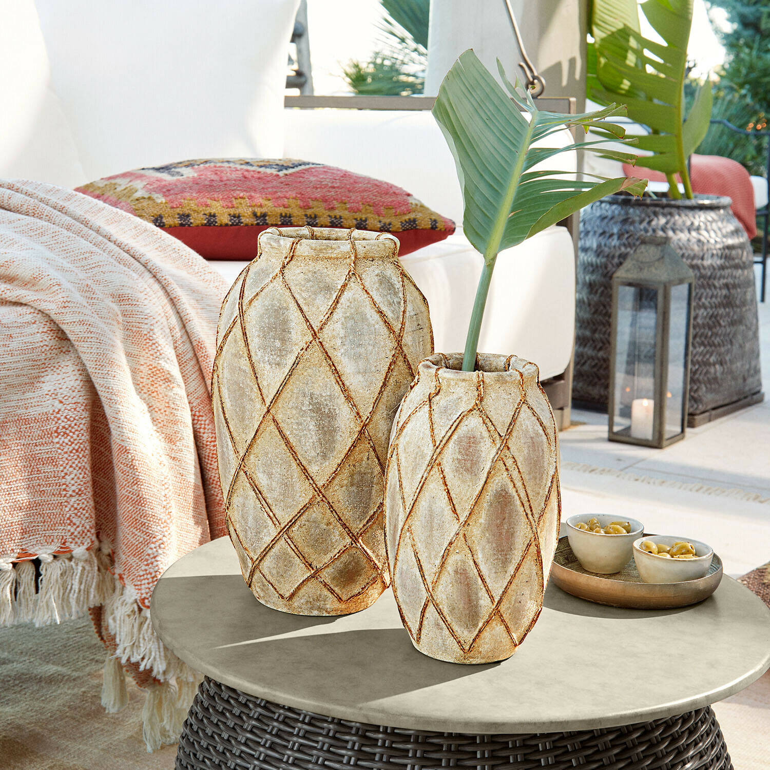Lot de 2 vases Deloriva
