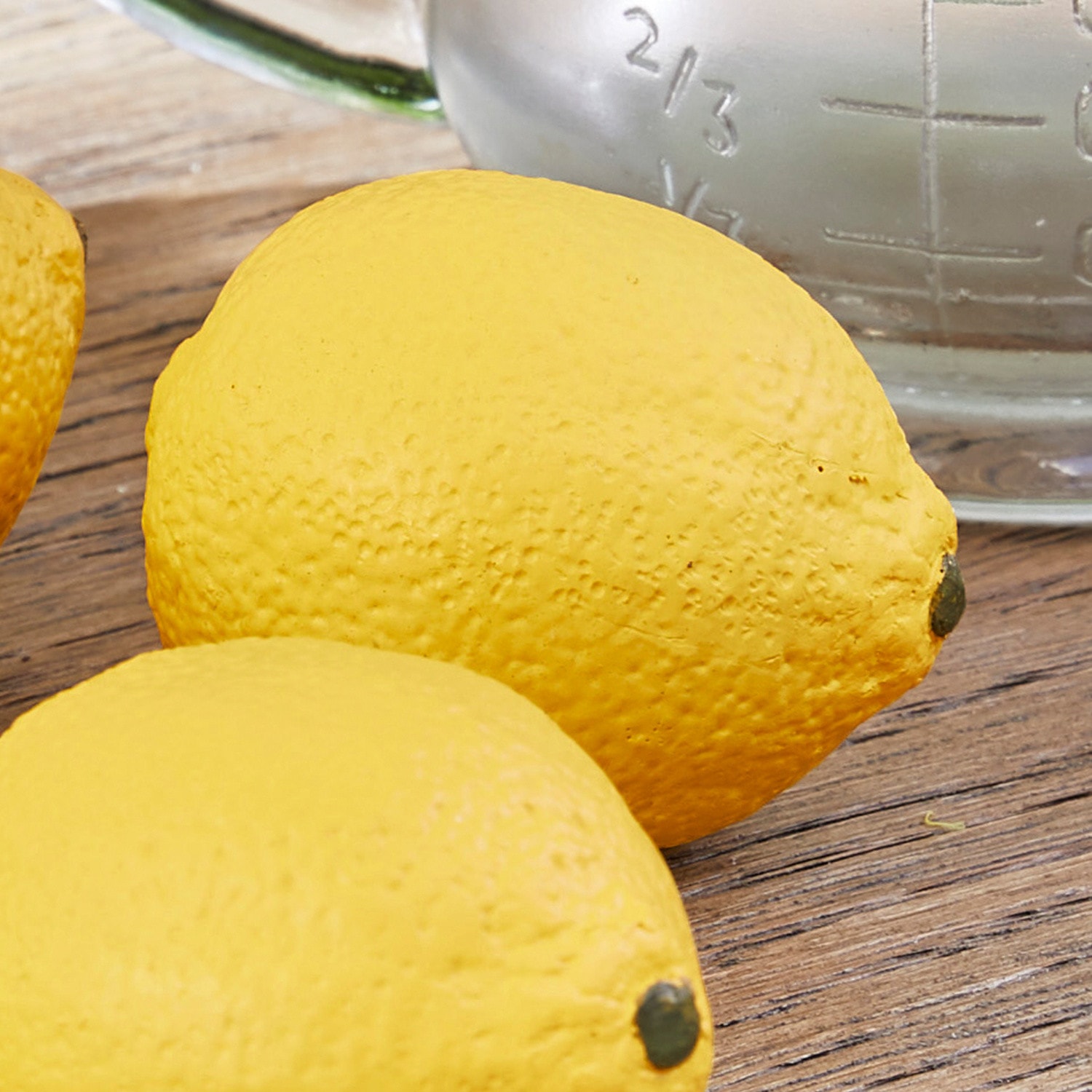 Lot de 4 citrons décoratifs Cindy