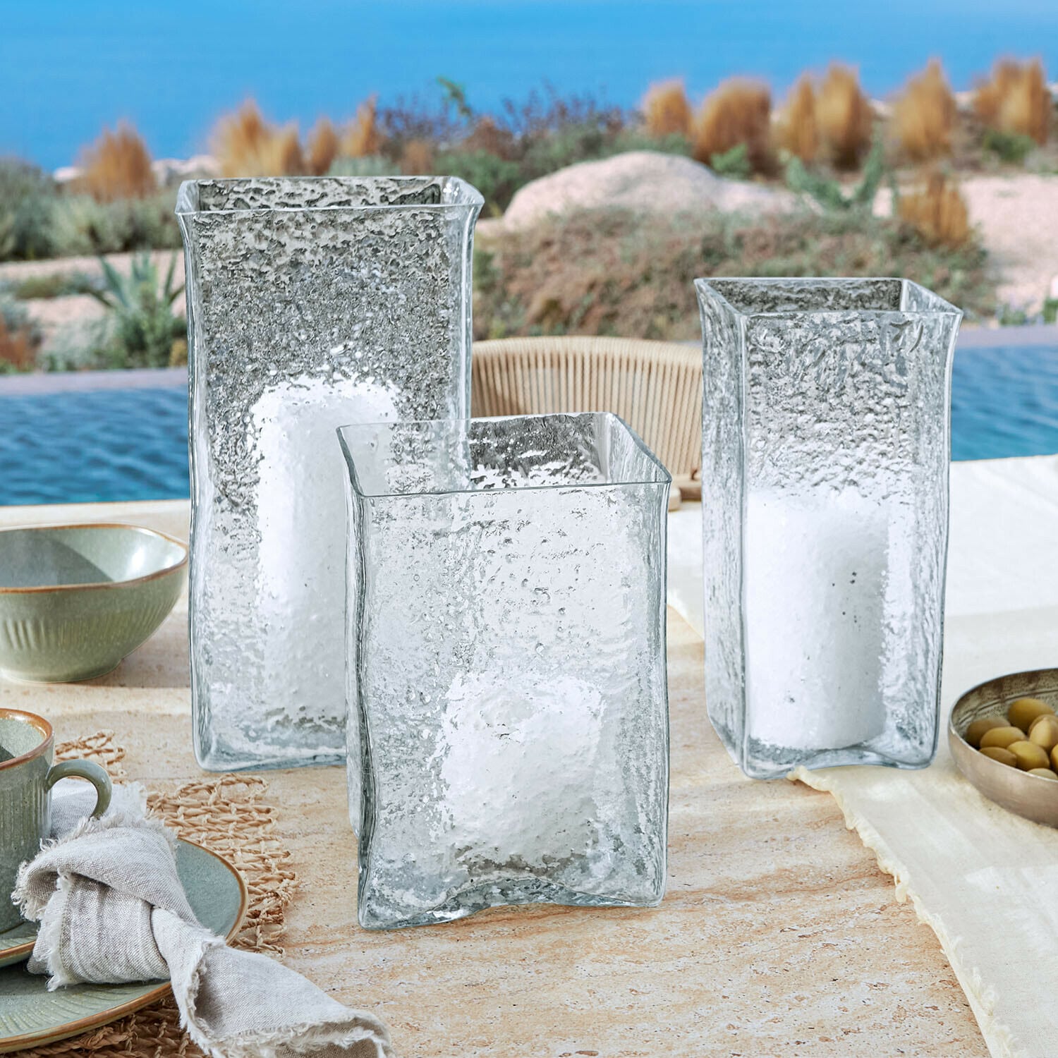 Windlicht set van 3 Xarlac