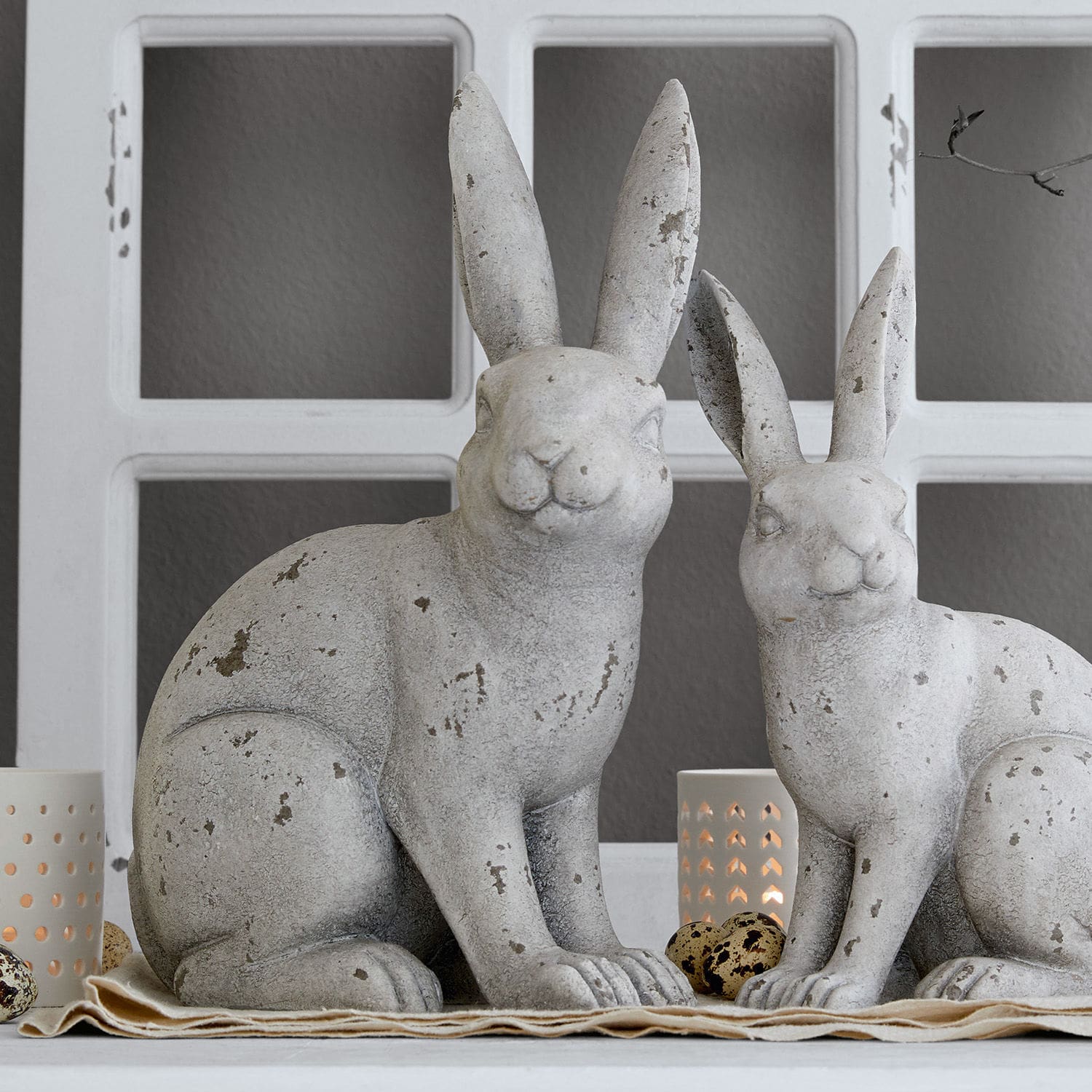 Lot de 2 lapins Jaienne
