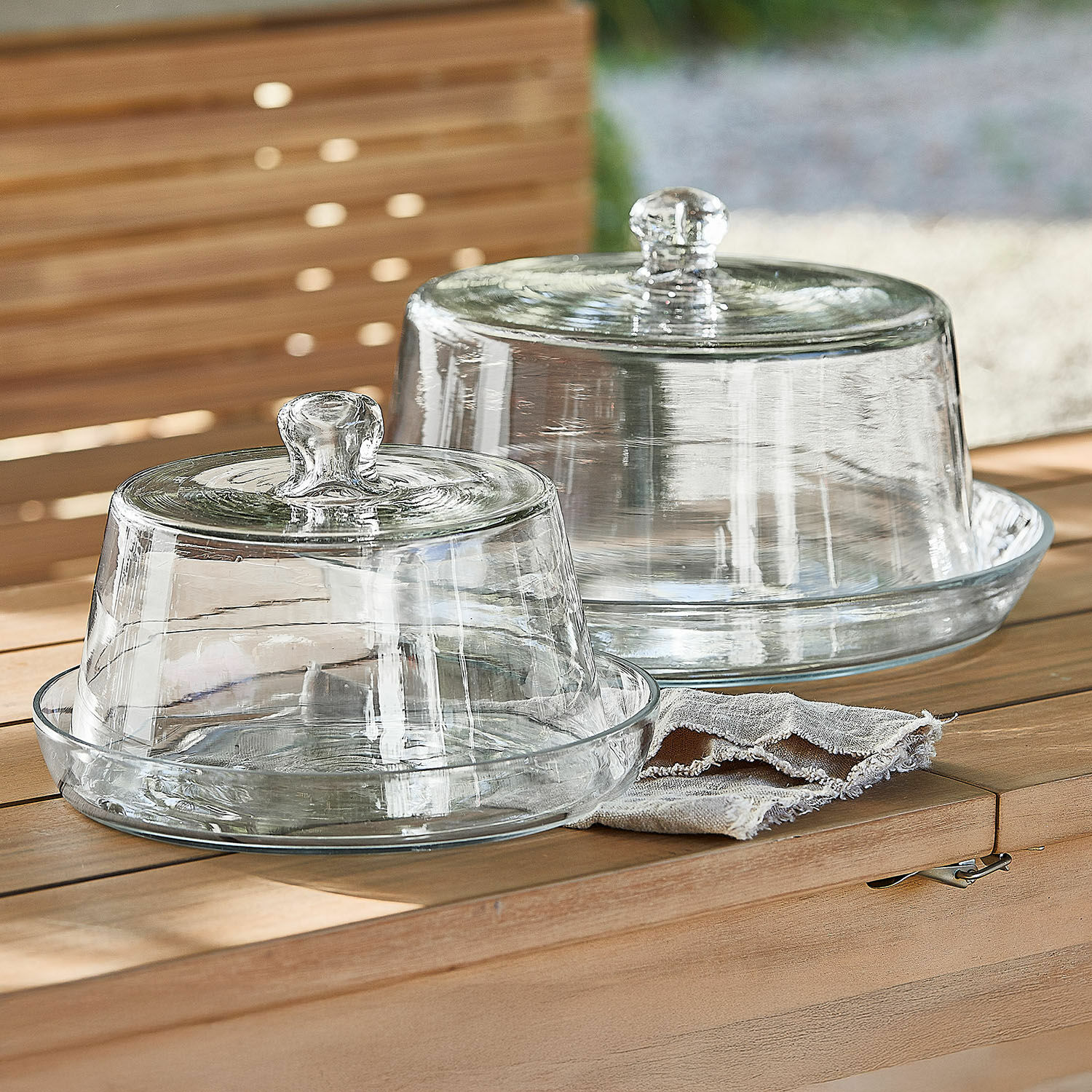 Lot de 2 cloches à gâteau Fixole