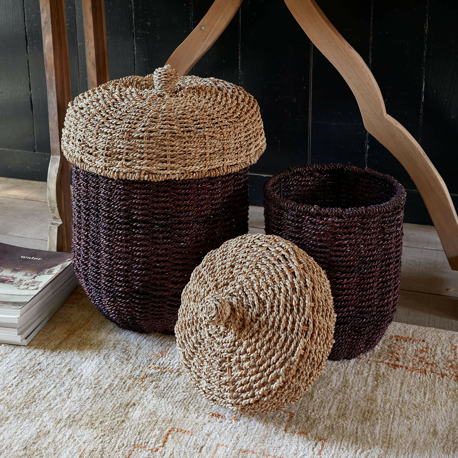 Lot de 2 paniers Aelwyn