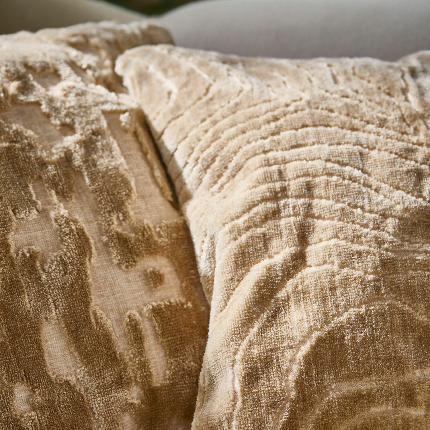 Lot de 2 housses de coussins Doranza