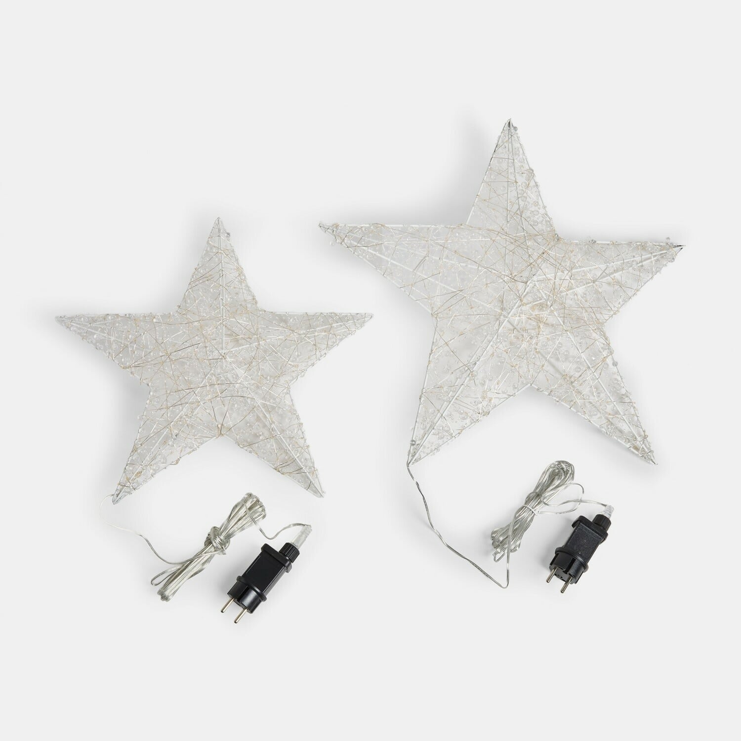 Ster met ledlampjes set van 2 Brightens