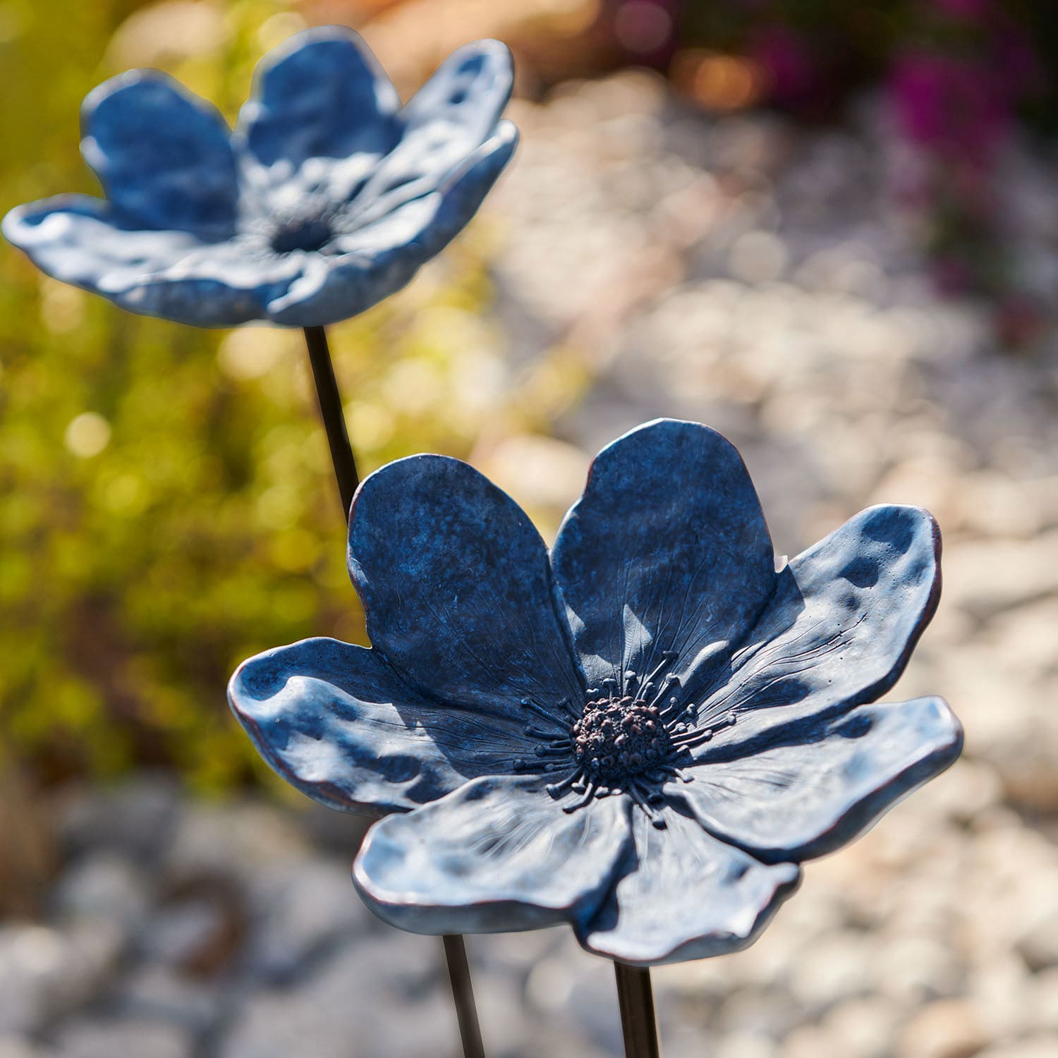 Lot de 2 piques de jardin Soucy