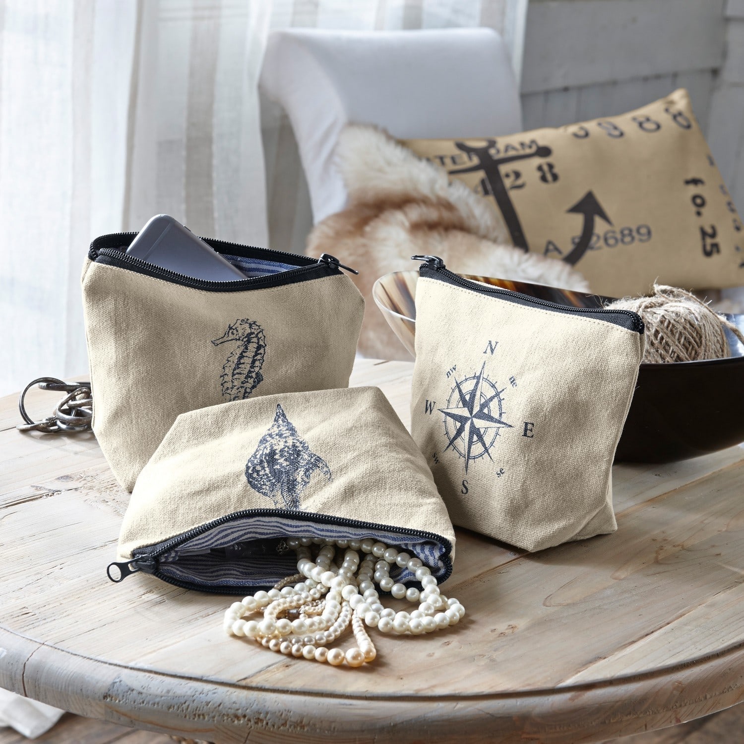 Lot de 3 pochettes Ruthi