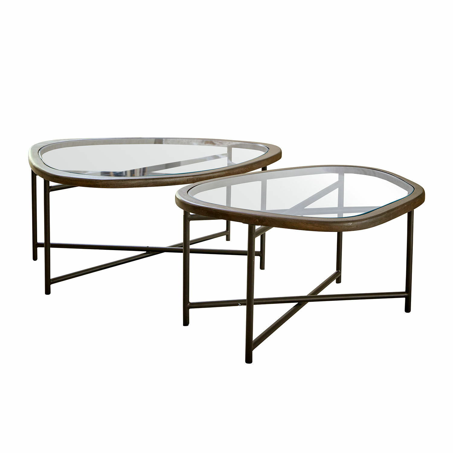 Lot de 2 tables basses Kembria