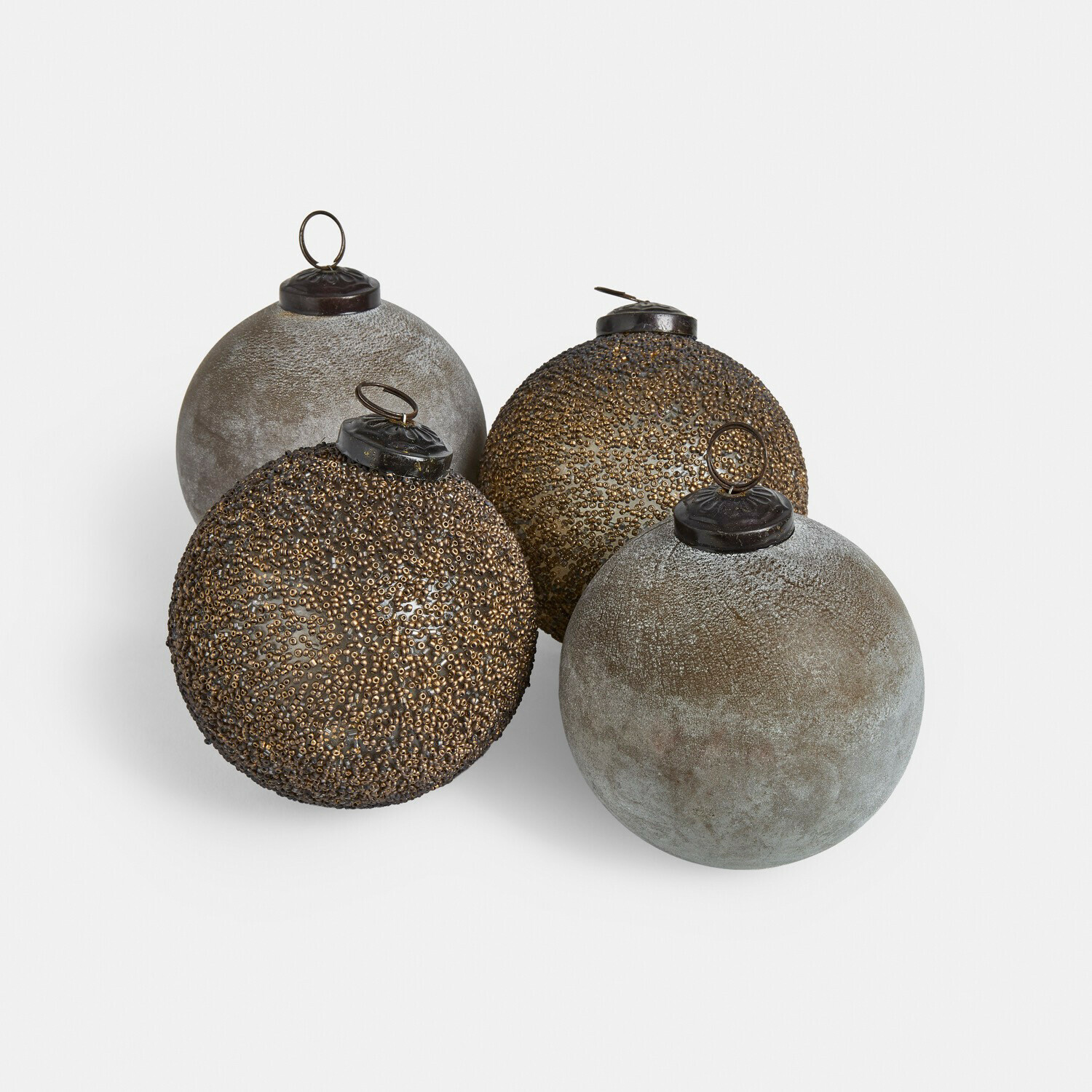 Lot de 4 boules de Noël Éloraine Lot de 4 boules de Noël Éloraine