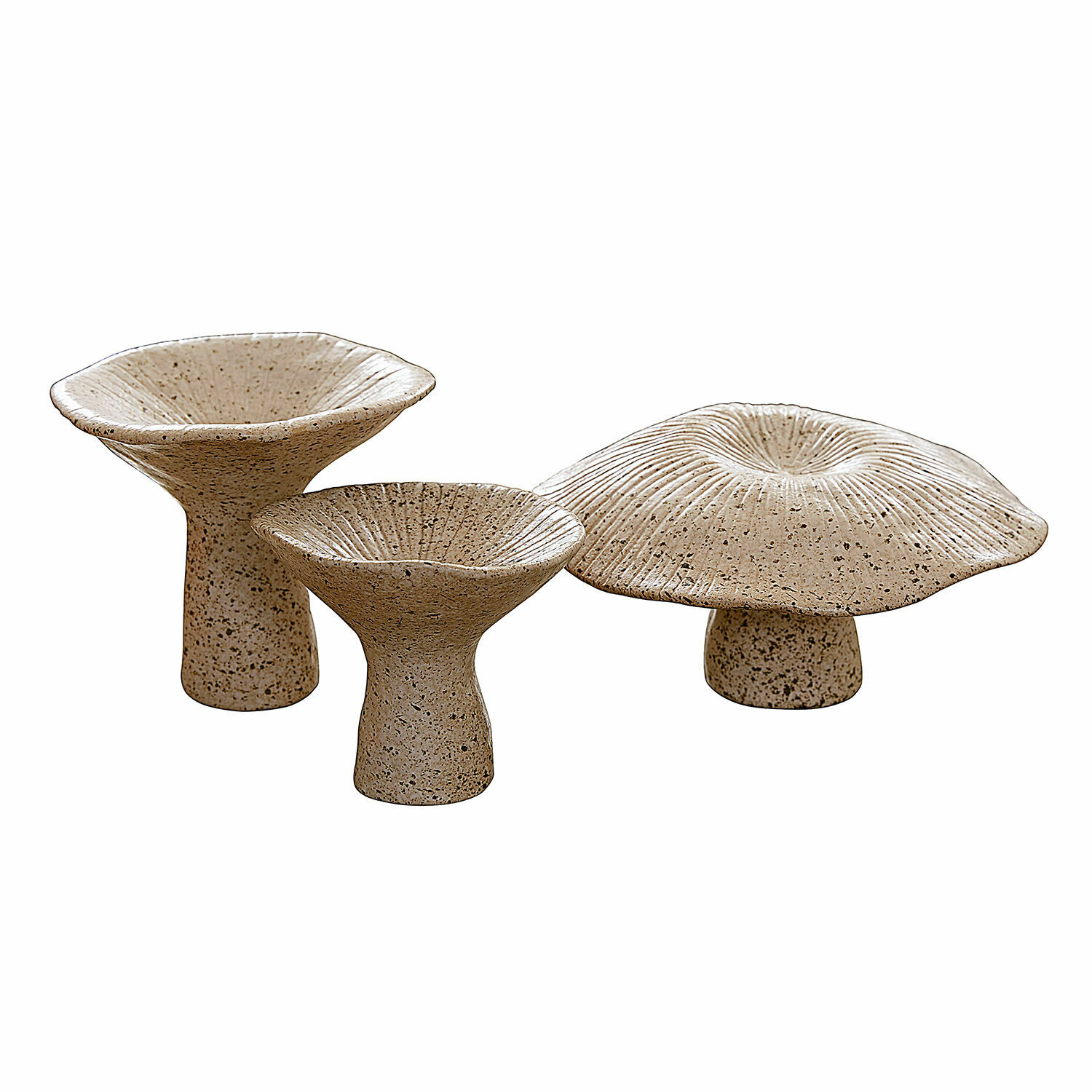 Lot de 3 champignons décoratifs Safoura