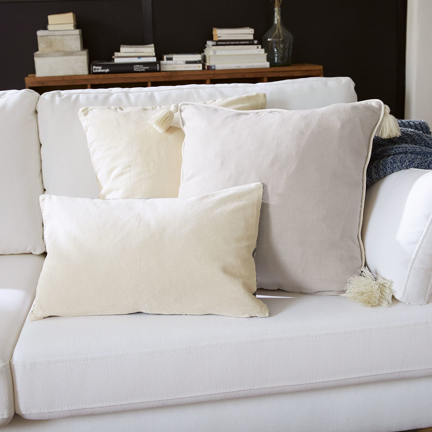 Lot de 3 housses de coussins Dupont