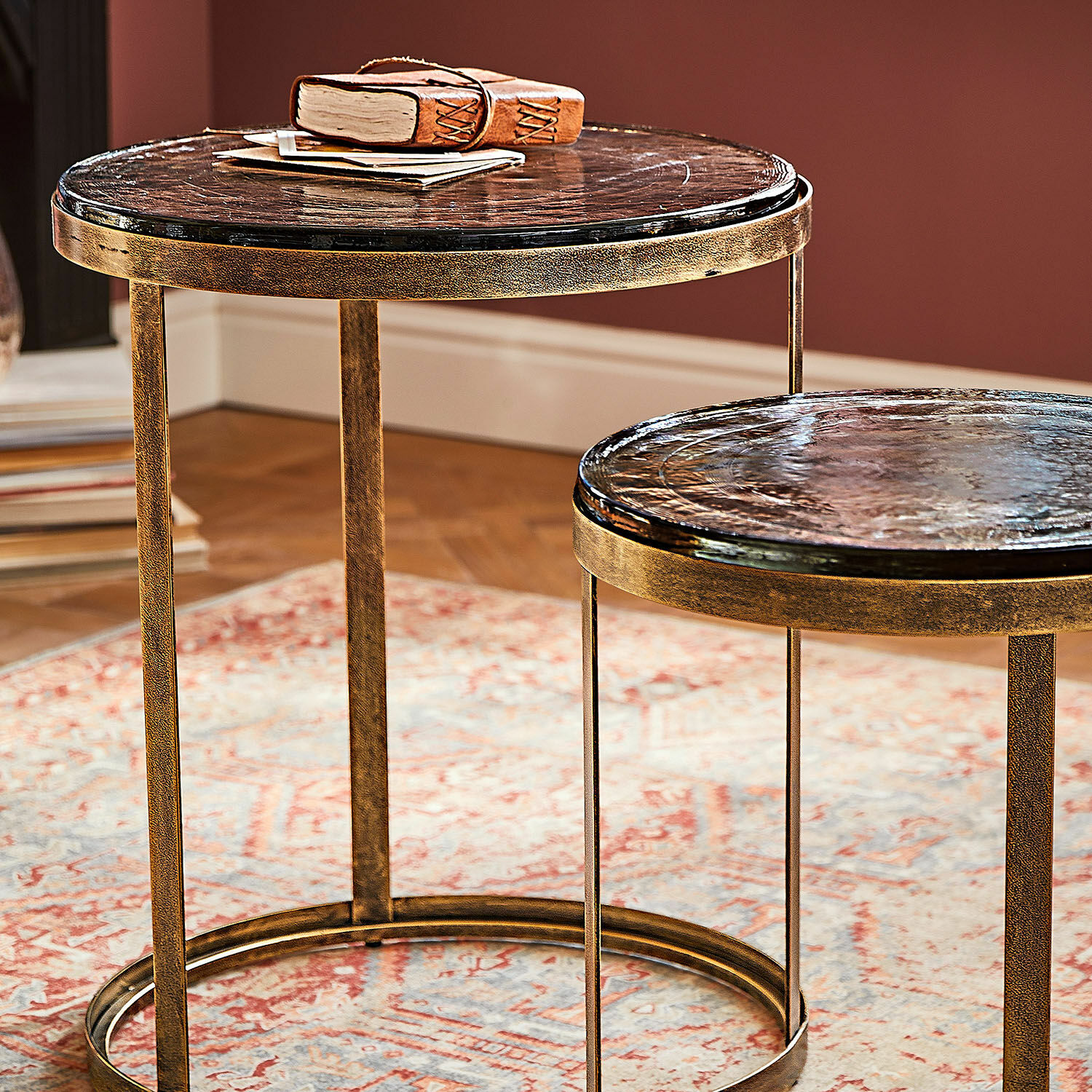 Lot de 2 tables d'appoint Beautisse