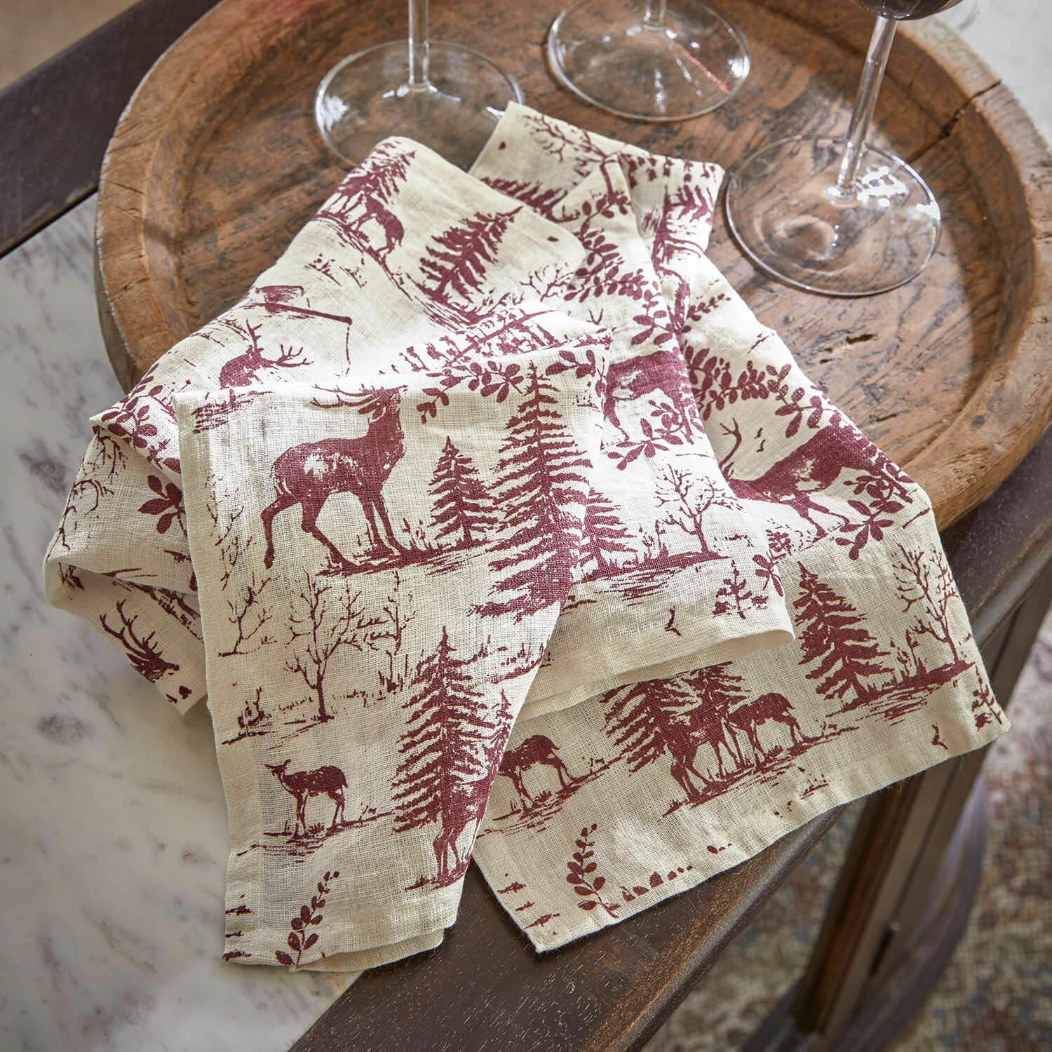 Lot de 4 serviettes de table Sundraen