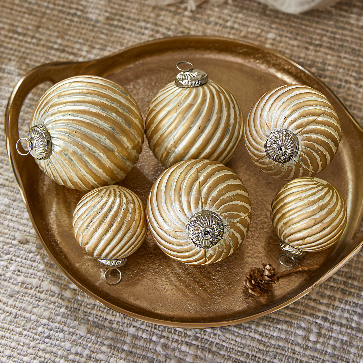 Kerstbal set van 6 Frasetta