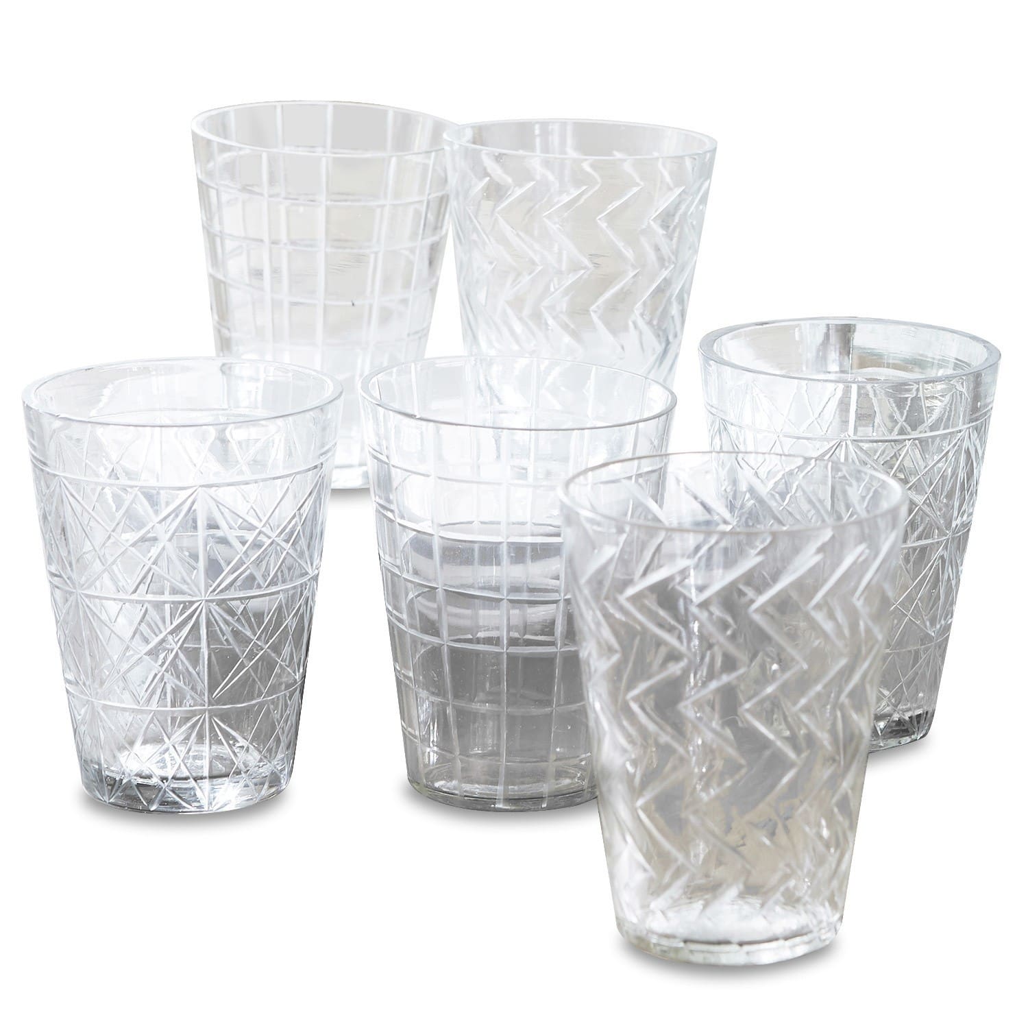 Lot de 6 verres Sansais
