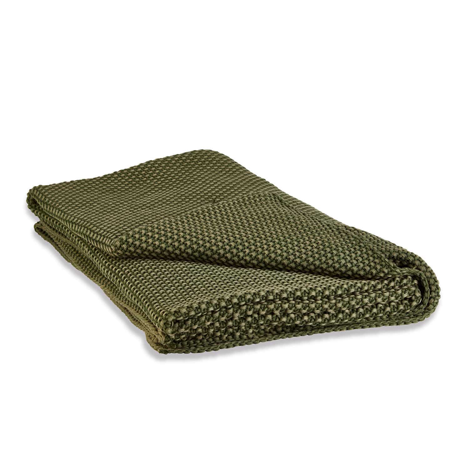 vert Plaid vert Amberley en tissu épais, doux et chaud, parfait pour salon et chambre à coucher