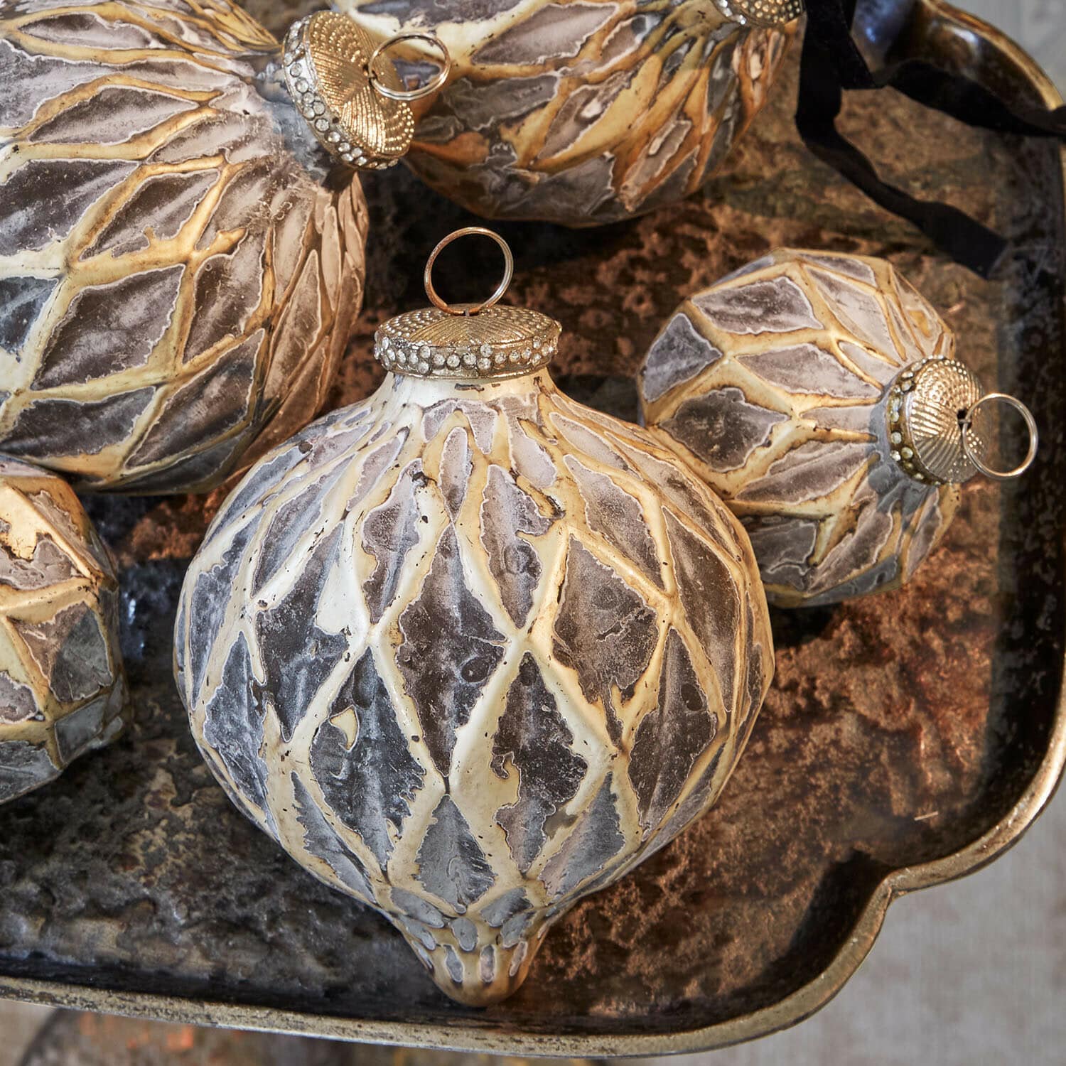 Lot de 6 boules de Noël Lunagh