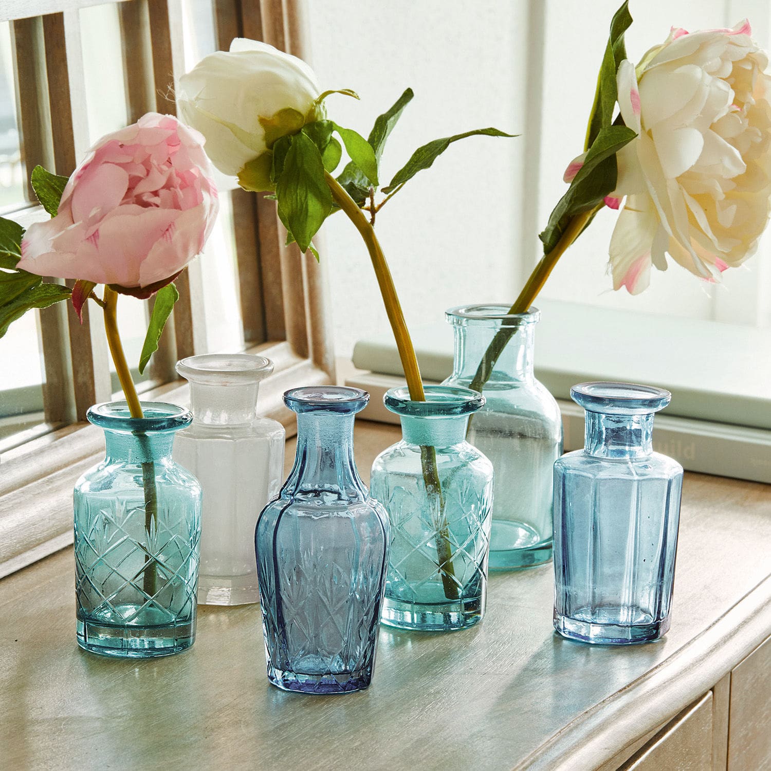 Lot de 6 vases Laurelle