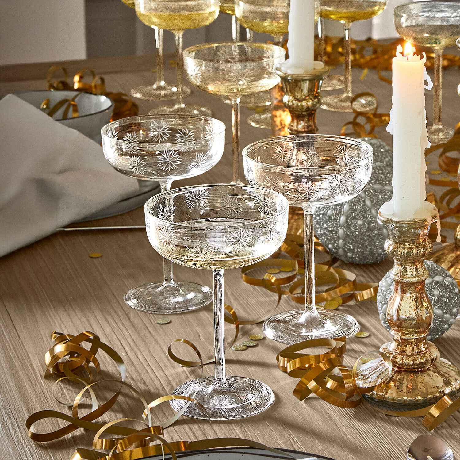 Glas set van 6 Haverly