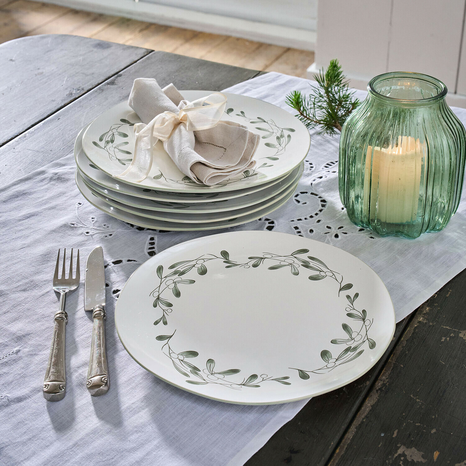 Lot de 6 assiettes Auvérine
