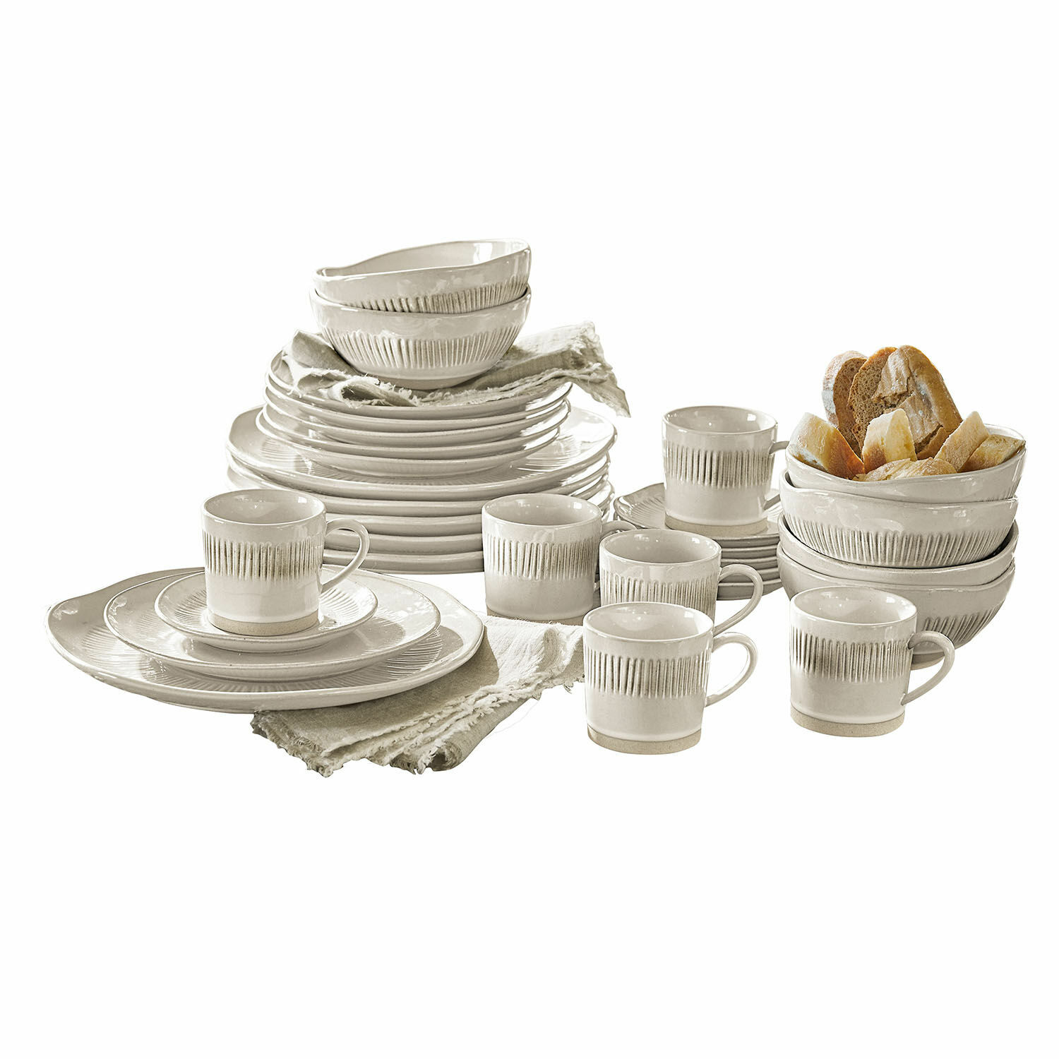 Servies set van 30 Périers