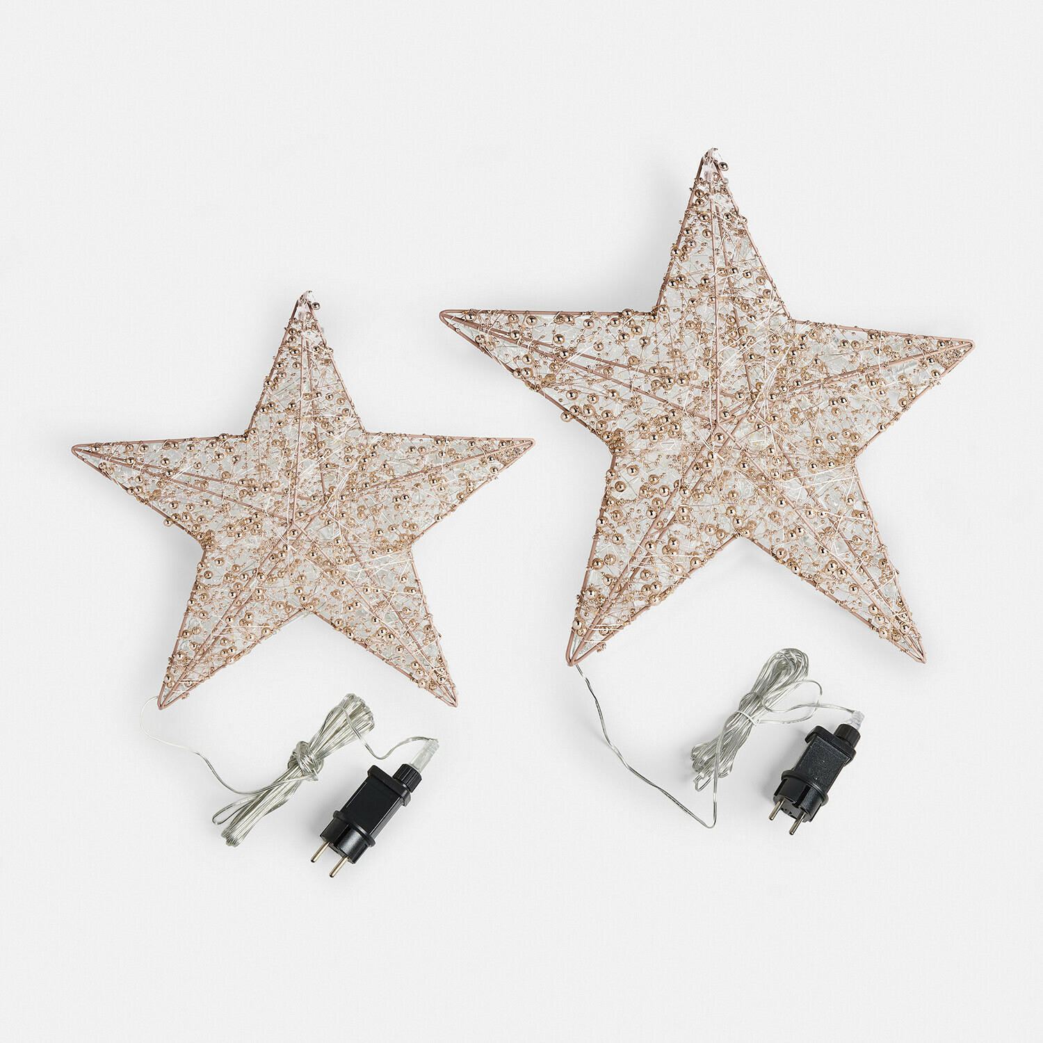 Ster met ledlampjes set van 2 Brightens