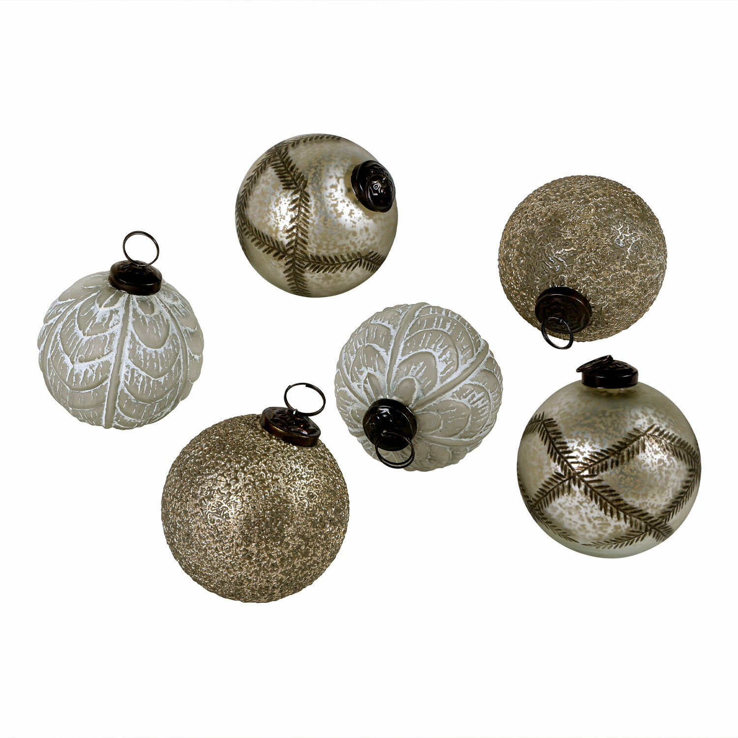 Kerstbal set van 6 Hélisande