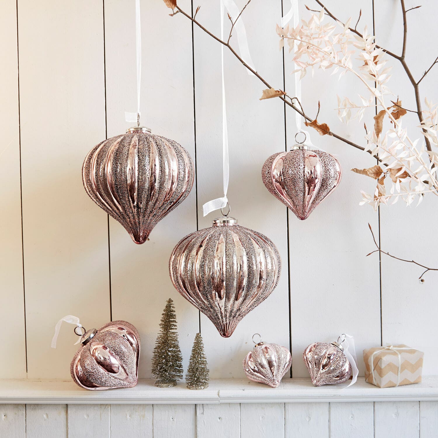 Lot de 6 décorations de Noël Bornesse