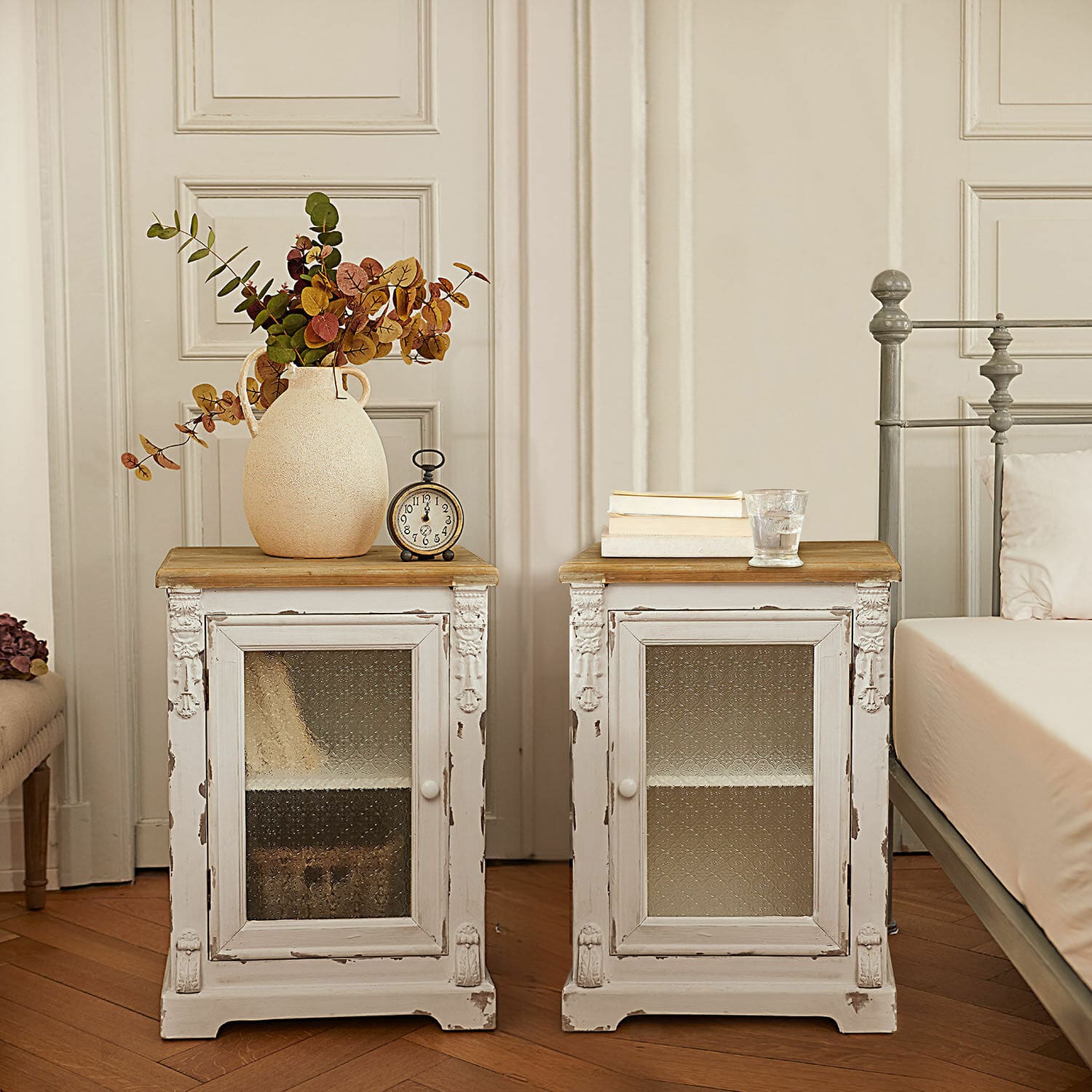 Lot de 2 tables de chevet Arette