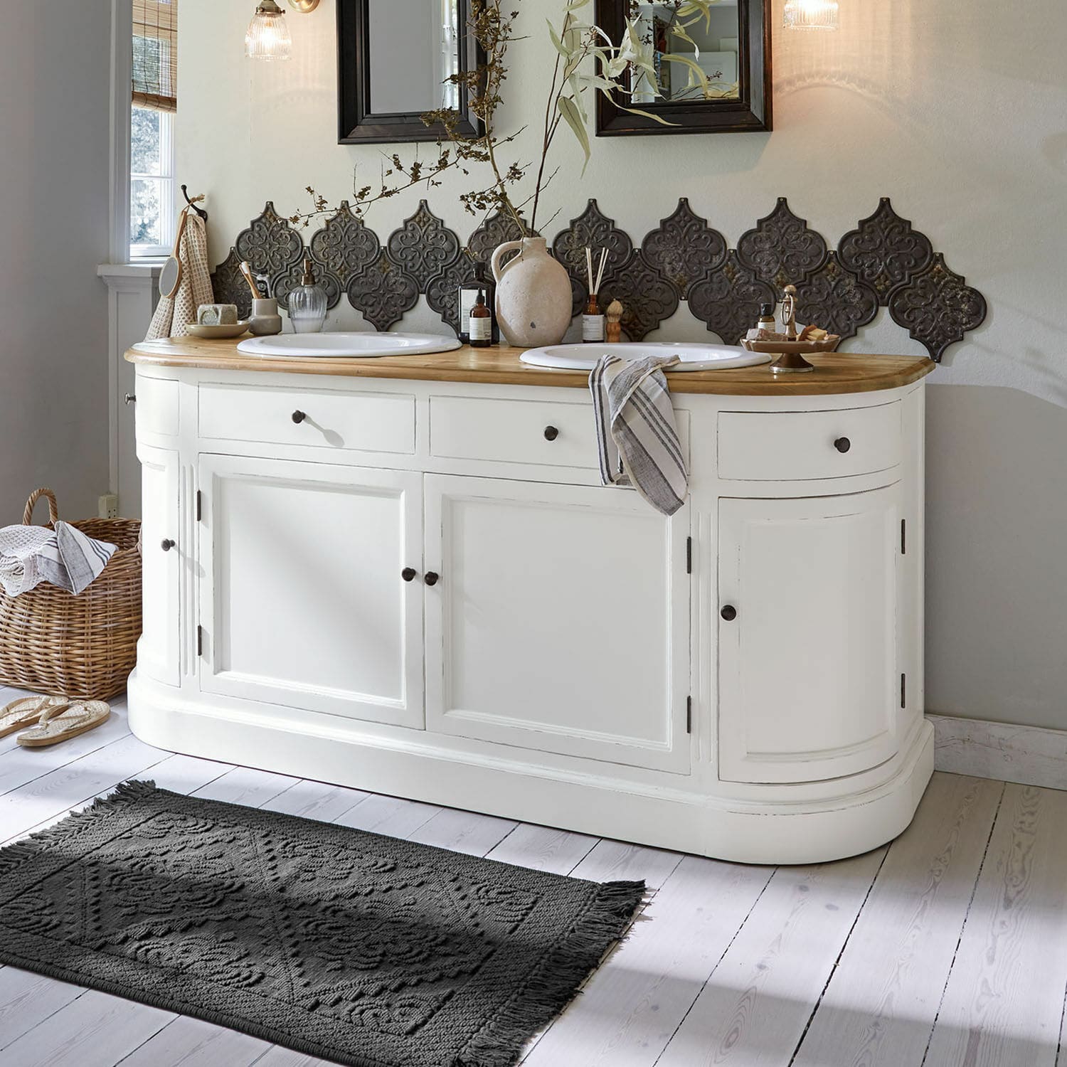 Meuble à double-vasque Louisiana