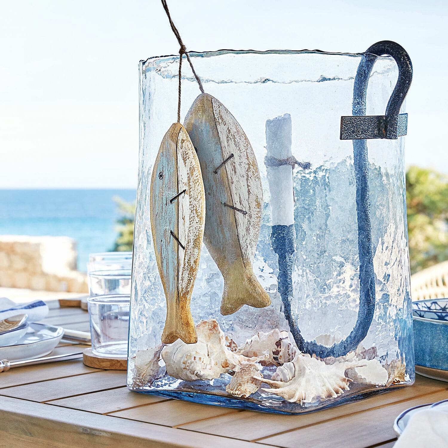 Decoratieve vis set van 2 Mindas