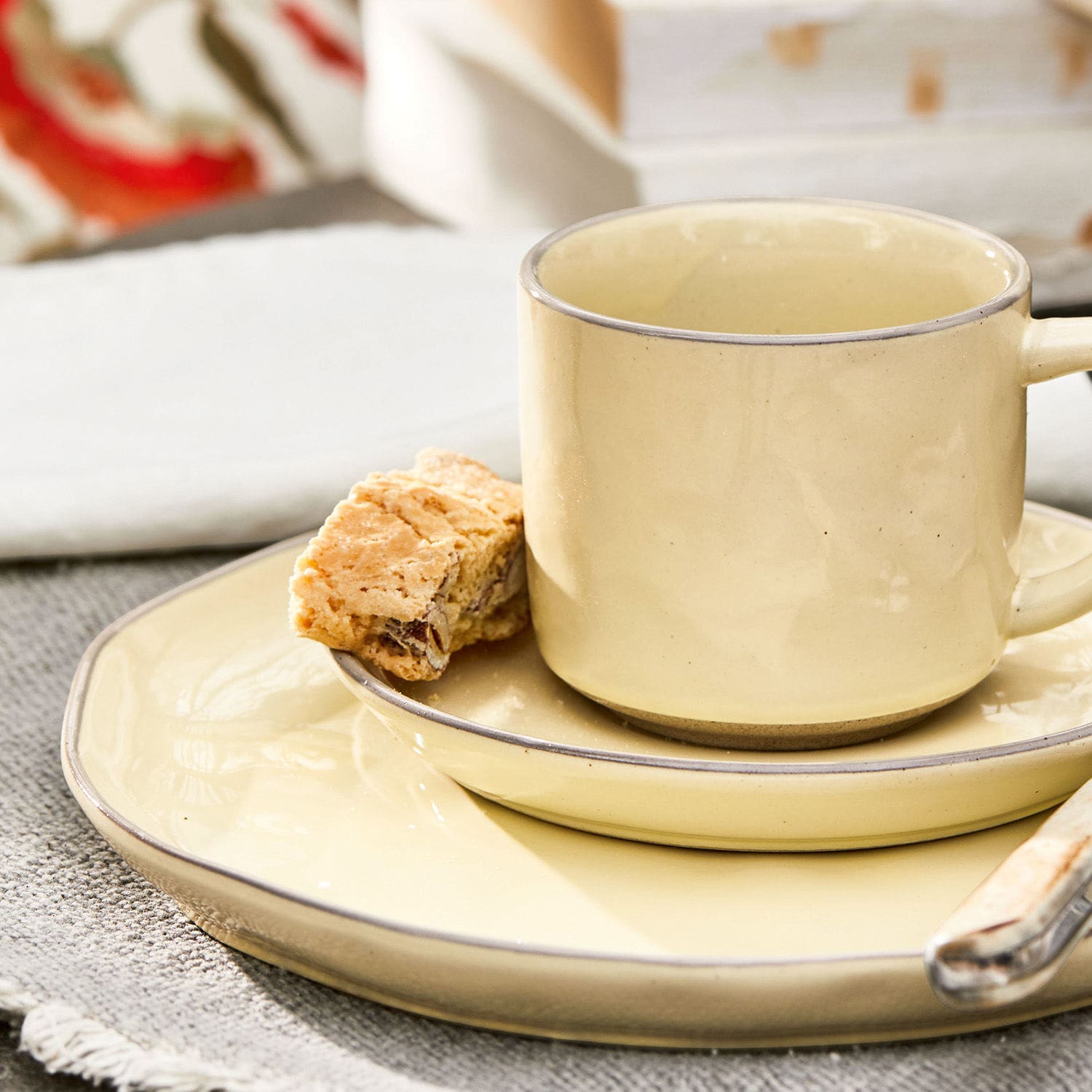 Servies set van 30 Biarré
