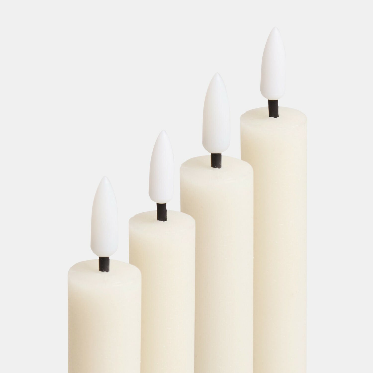 Ledstaafkaars set van 4 Eldsora