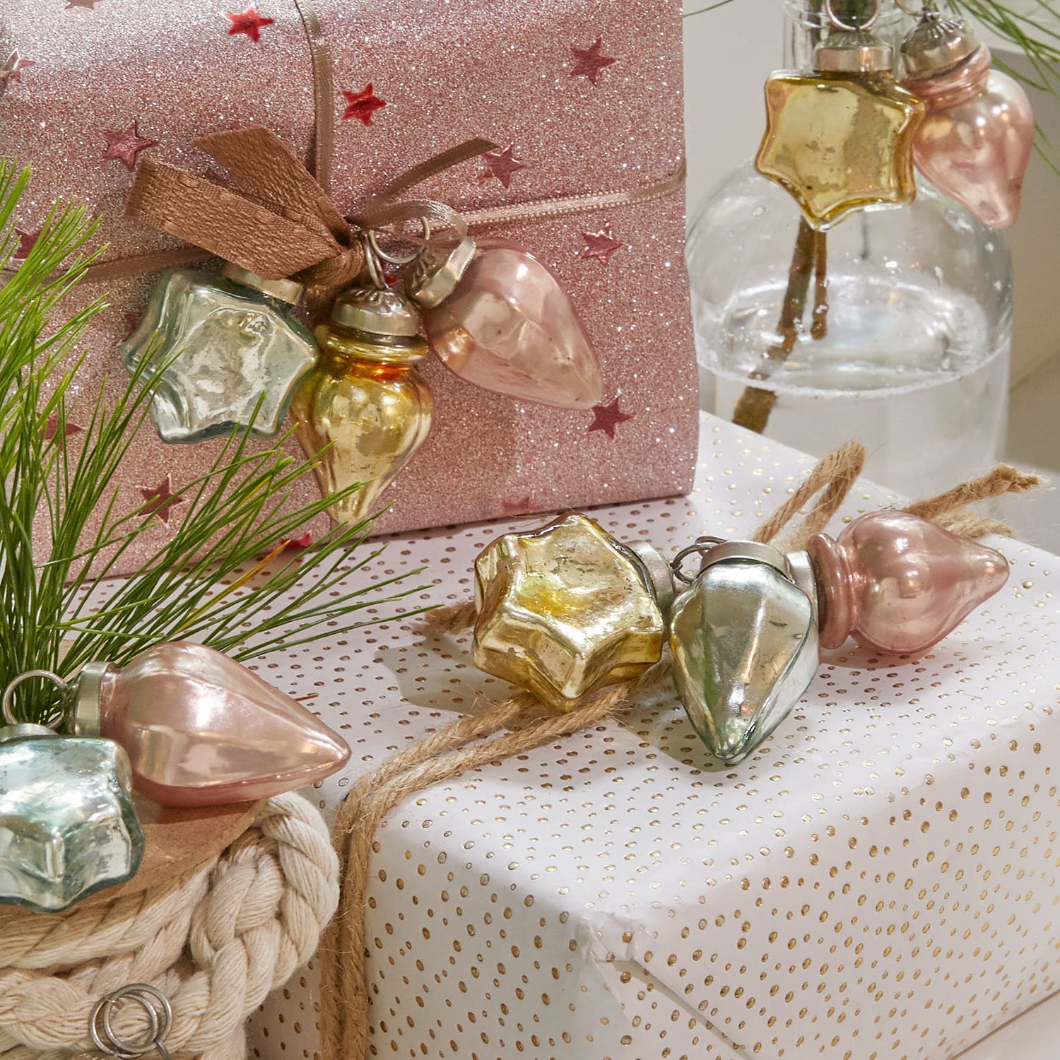 Lot de 12 décorations de Noël Courbevoie