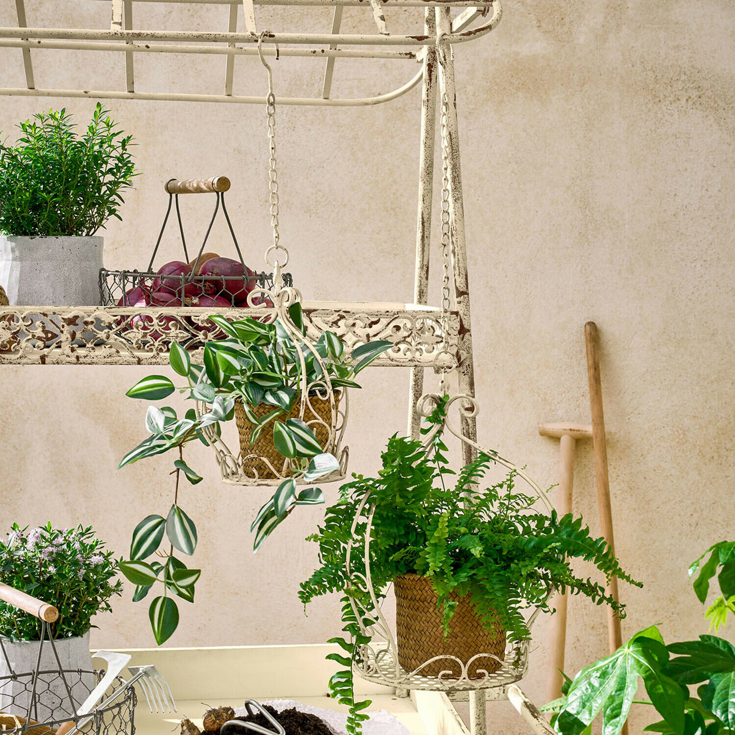 Lot de 2 suspensions pour plantes Gavrielle