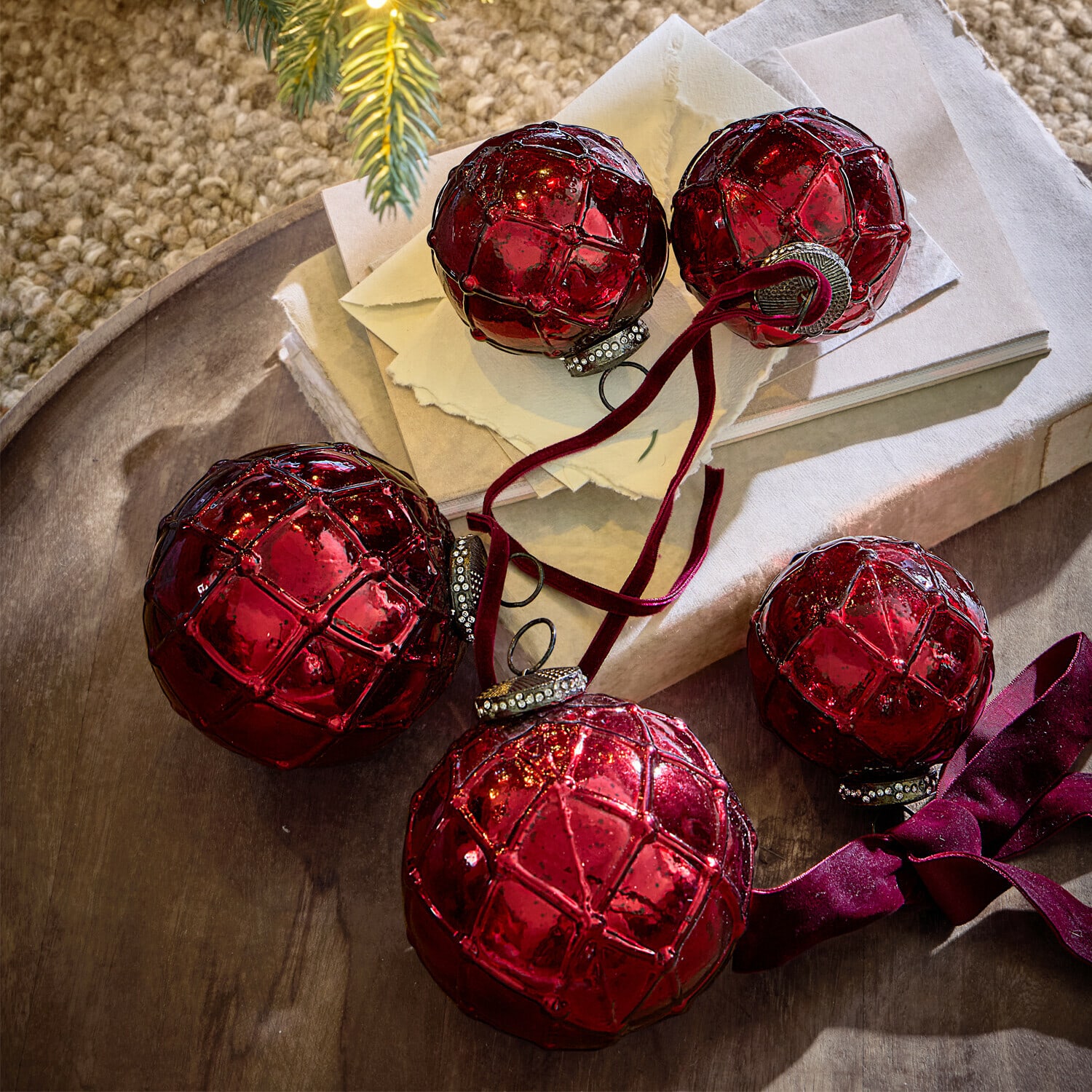 Kerstversiering set van 6 Roubi Kerstversiering set van 6 Roubi